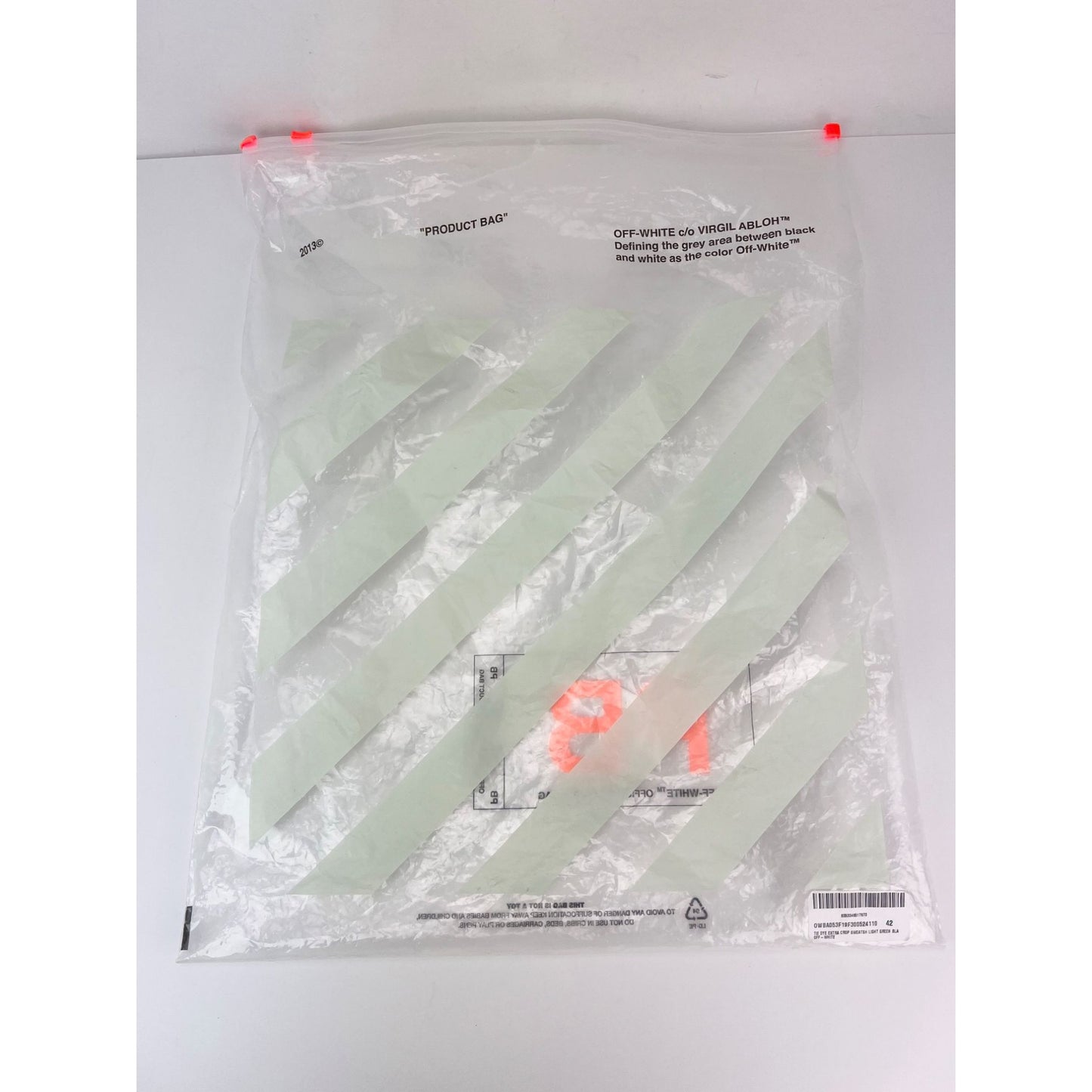 
                  
                    OFF White Tye Dye Xtra Crop Sweatsh Light Green Sweatshirt
                  
                
