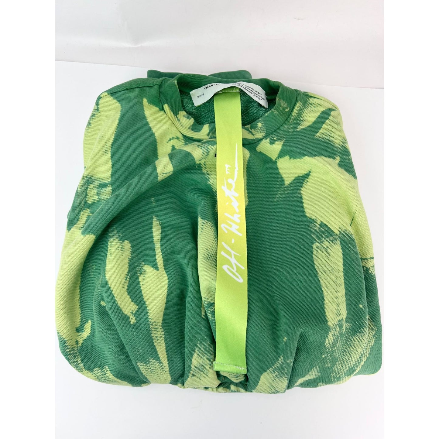 
                  
                    OFF White Tye Dye Xtra Crop Sweatsh Light Green Sweatshirt
                  
                