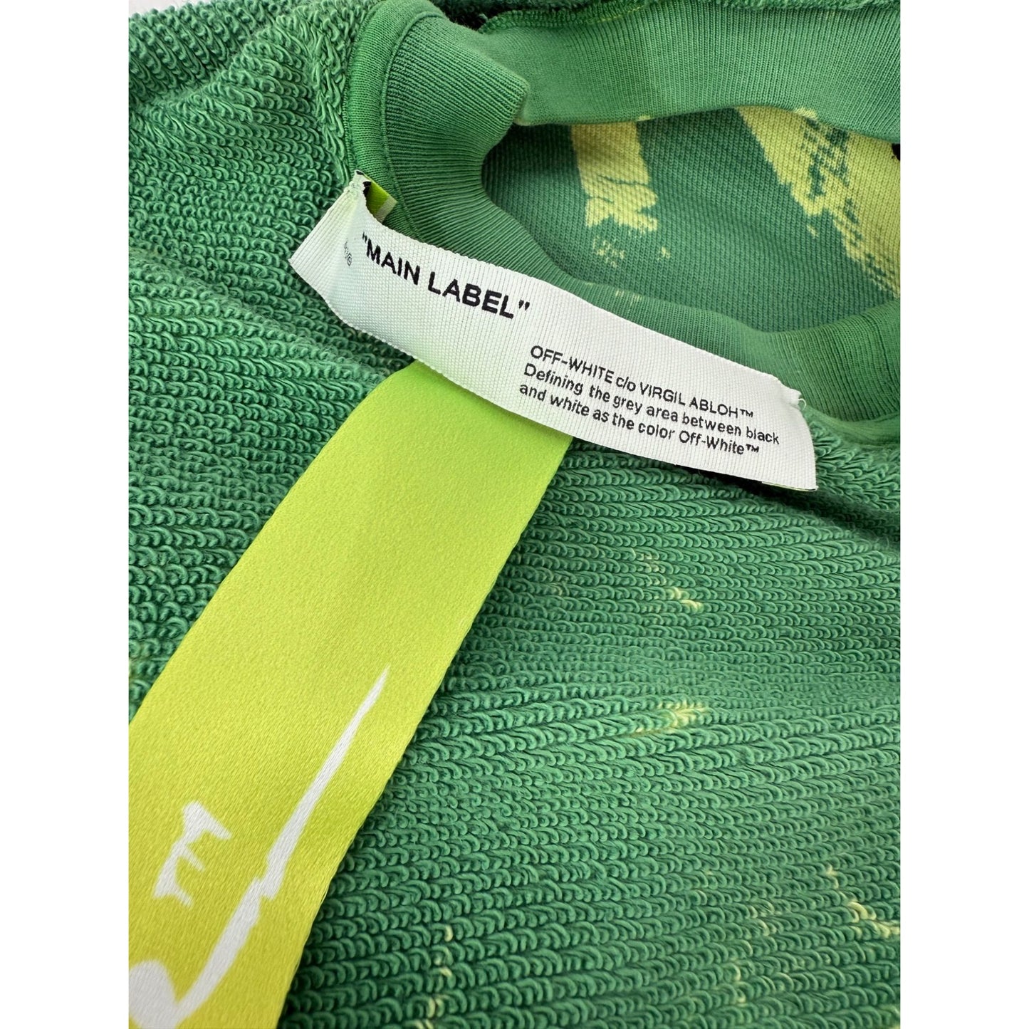
                  
                    OFF White Tye Dye Xtra Crop Sweatsh Light Green Sweatshirt
                  
                