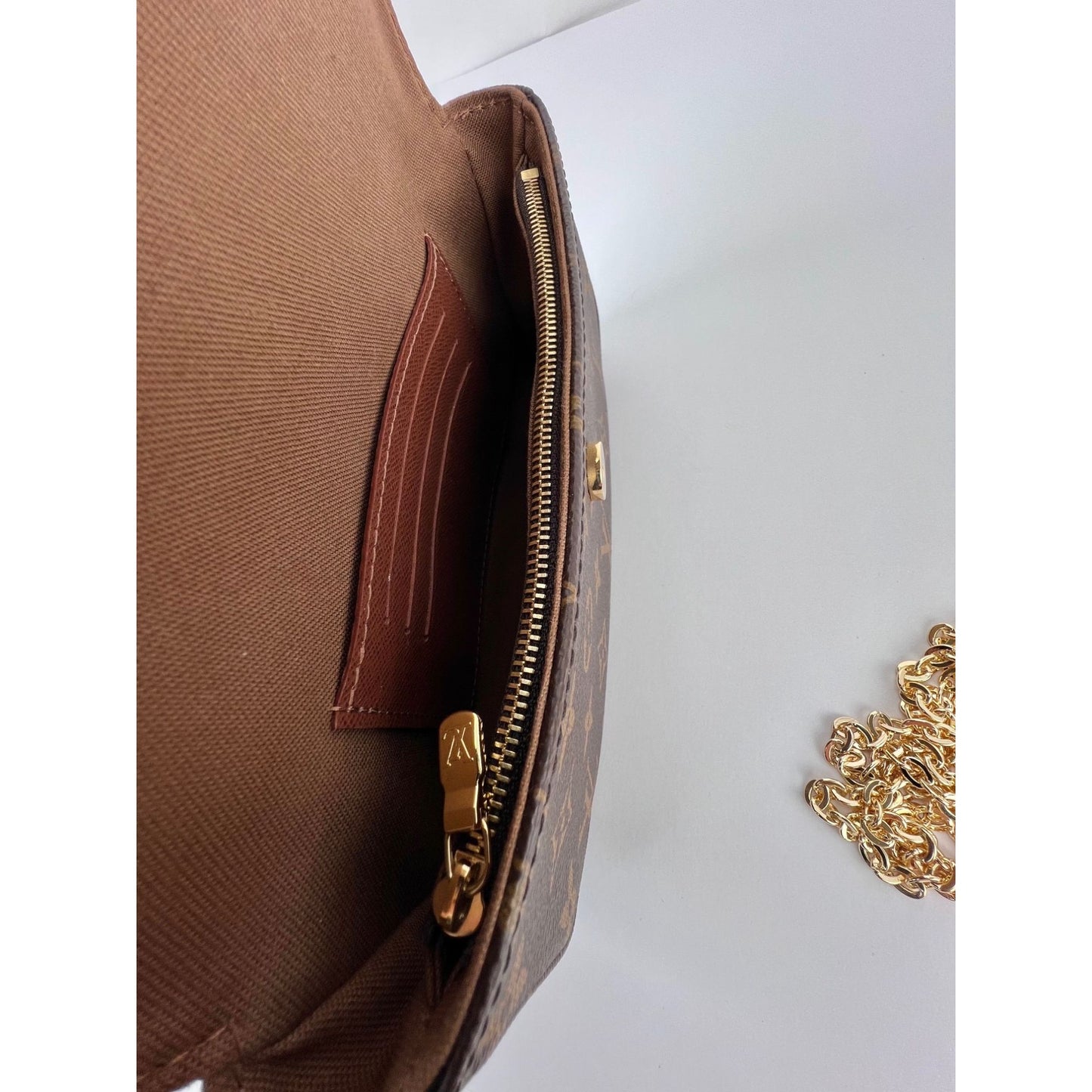 
                  
                    Louis Vuitton Monogram Ivy Wallet on a Chain Shoulder Bag
                  
                