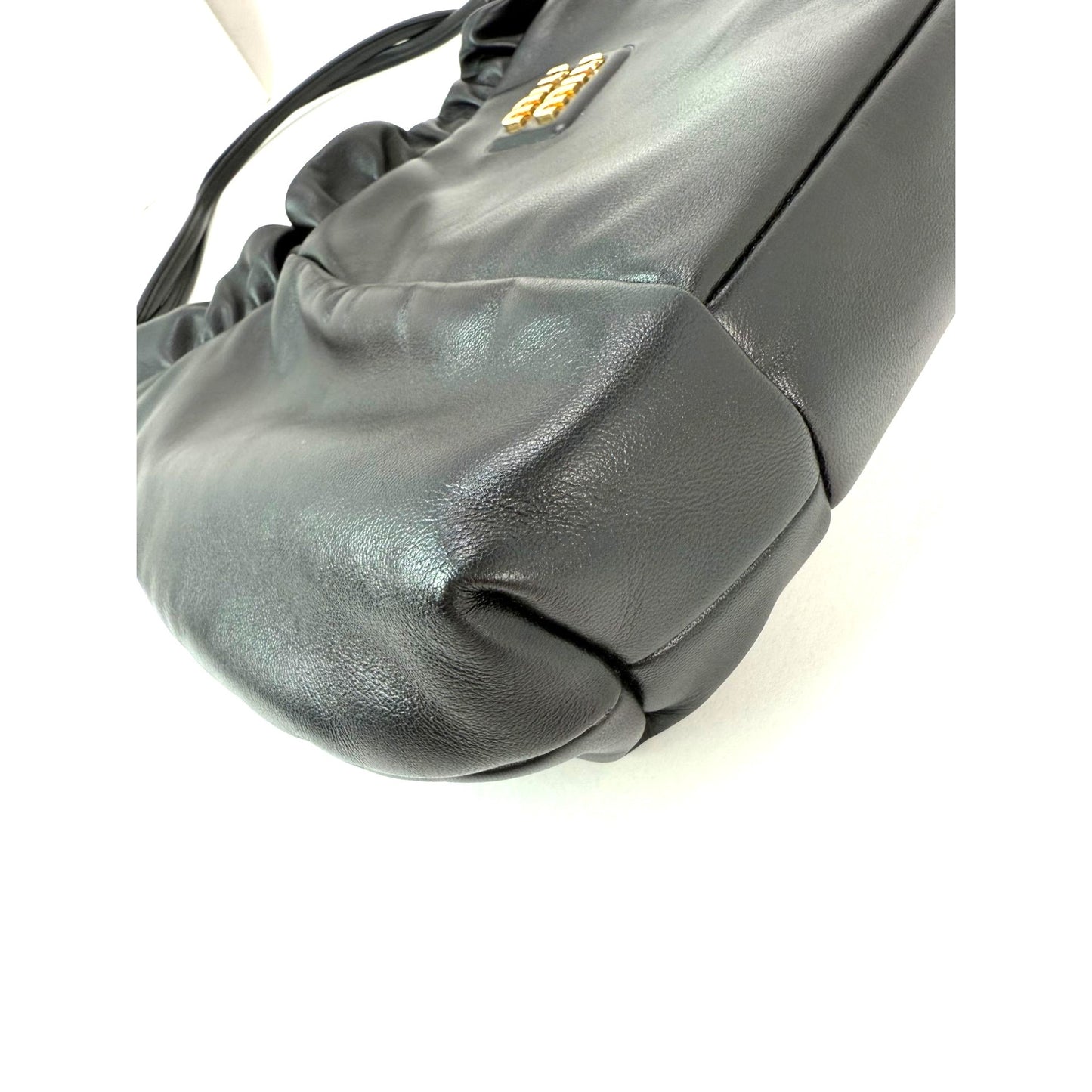 
                  
                    Miu Miu Nappa Black Leather Hobo Bag
                  
                