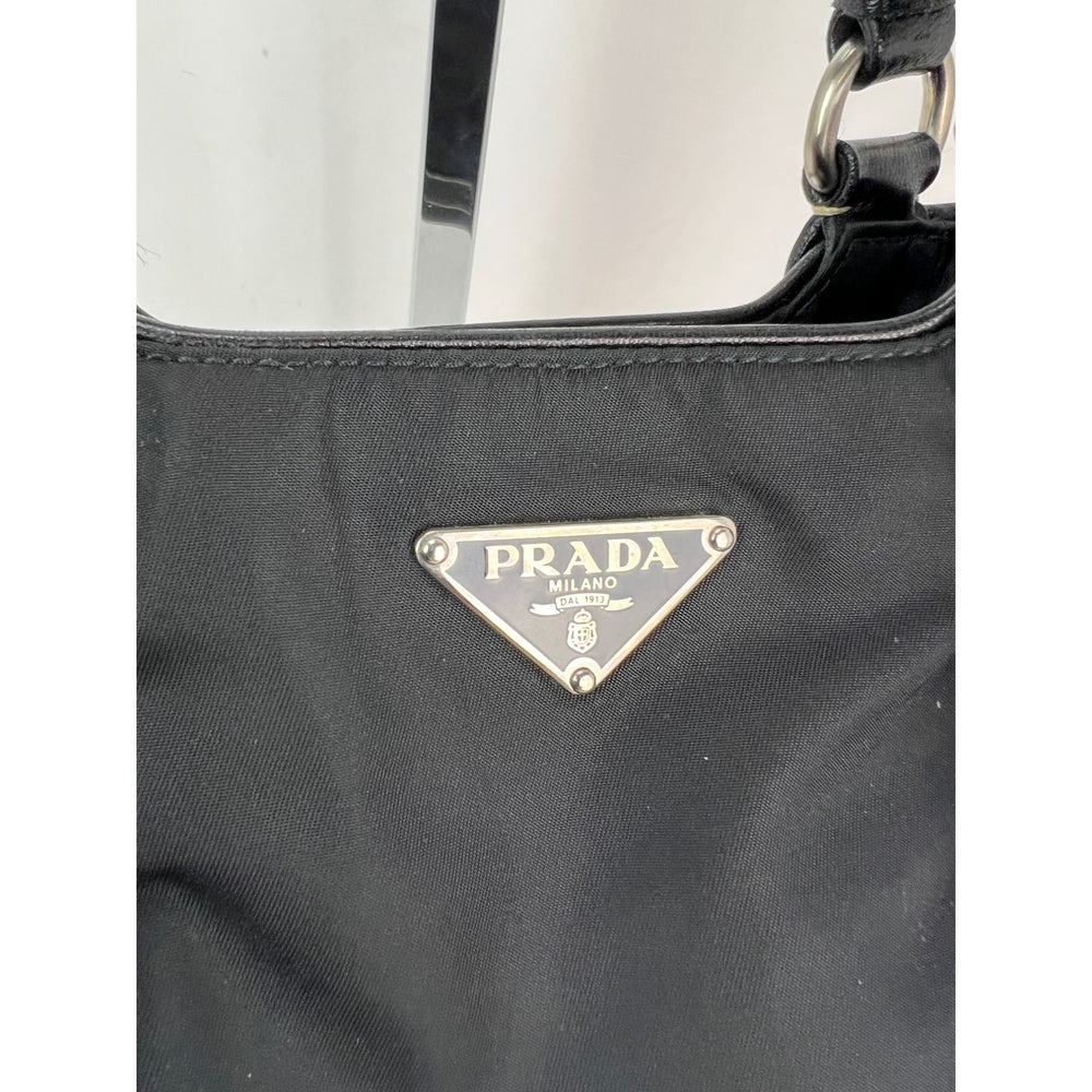 
                  
                    Prada Tessuto Small Nylon tassel Black Shoulder Bag
                  
                