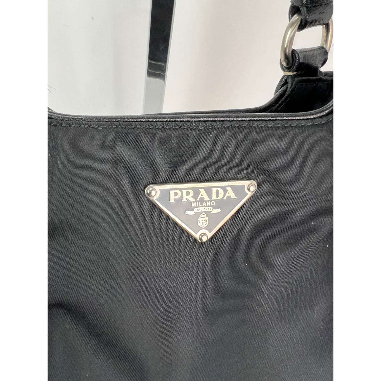 
                  
                    Prada Tessuto Small Nylon tassel Black Shoulder Bag
                  
                