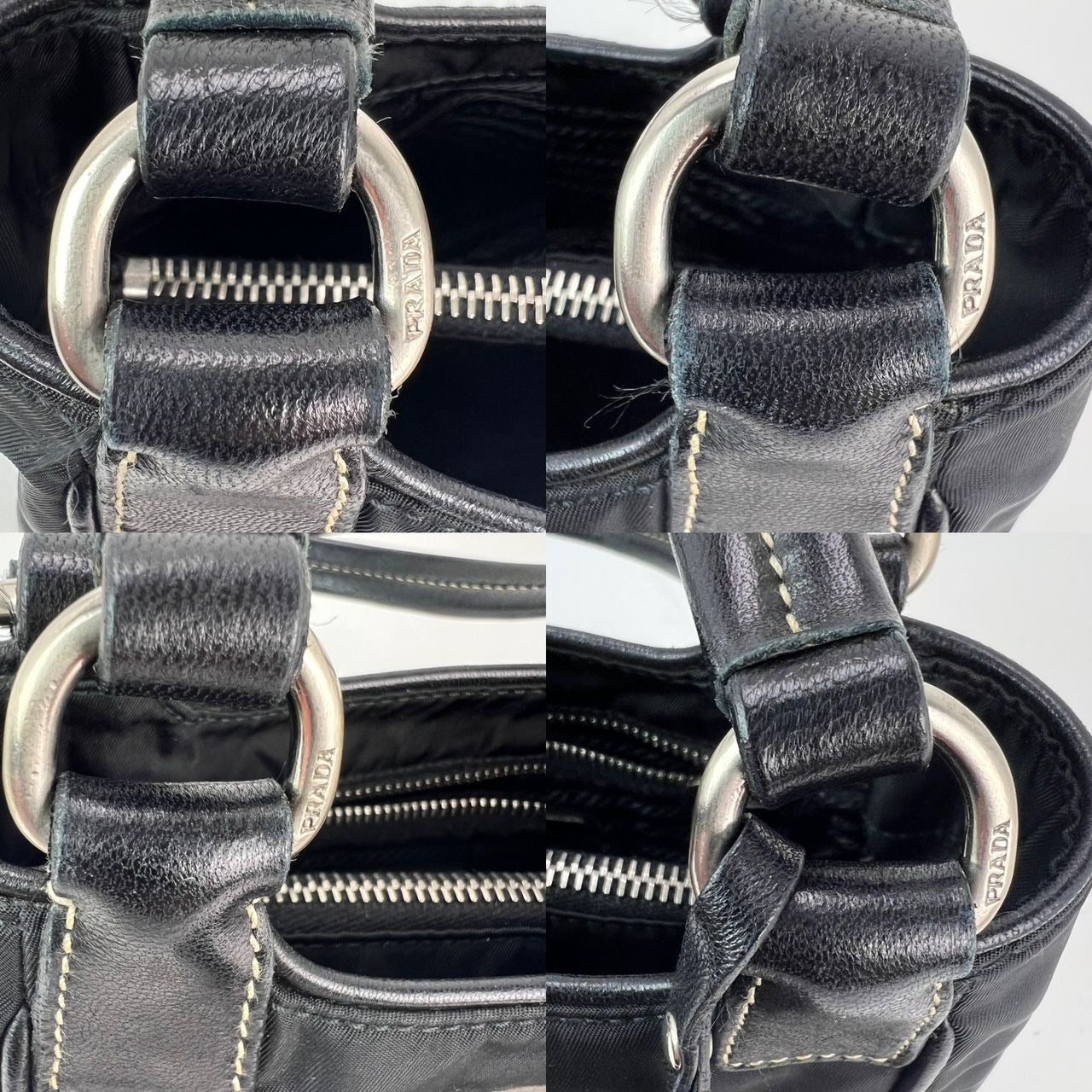 
                  
                    Prada Tessuto Small Nylon tassel Black Shoulder Bag
                  
                
