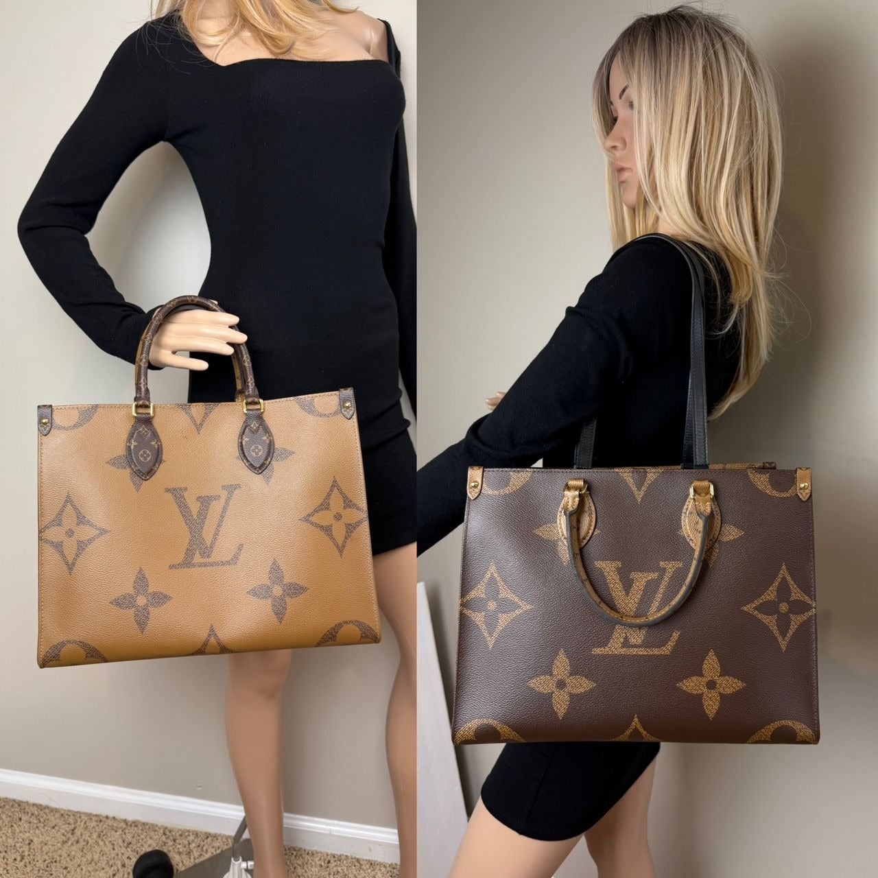 
                  
                    Louis Vuitton ONTHEGO MM Reverse Giant Monogram Tote
                  
                