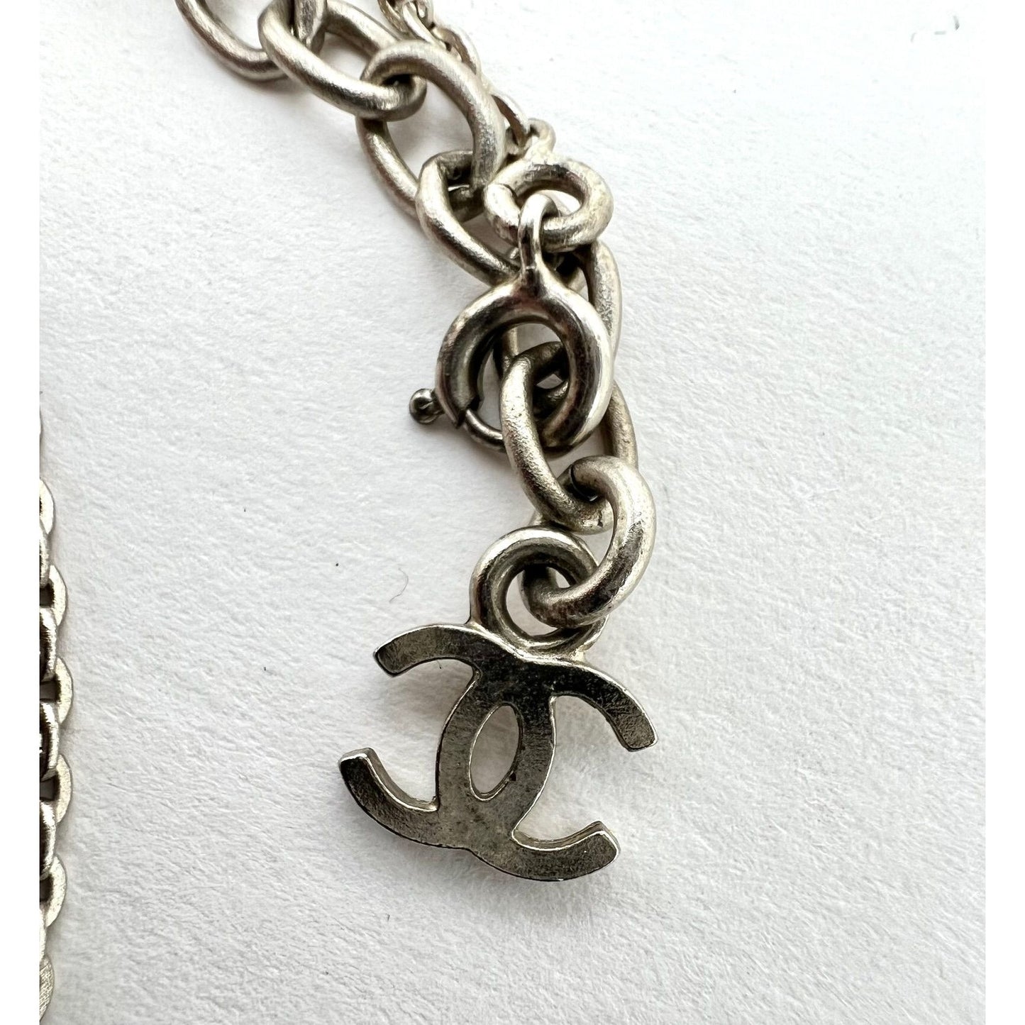 
                  
                    Chanel Mother of Pearl Camellia Pendant Necklace
                  
                