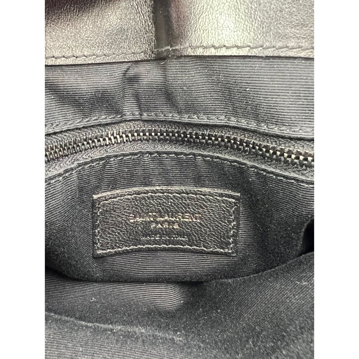 
                  
                    Saint Laurent Medium Loulou Bag Quilted Black Leather Monochrome YSL Flap
                  
                