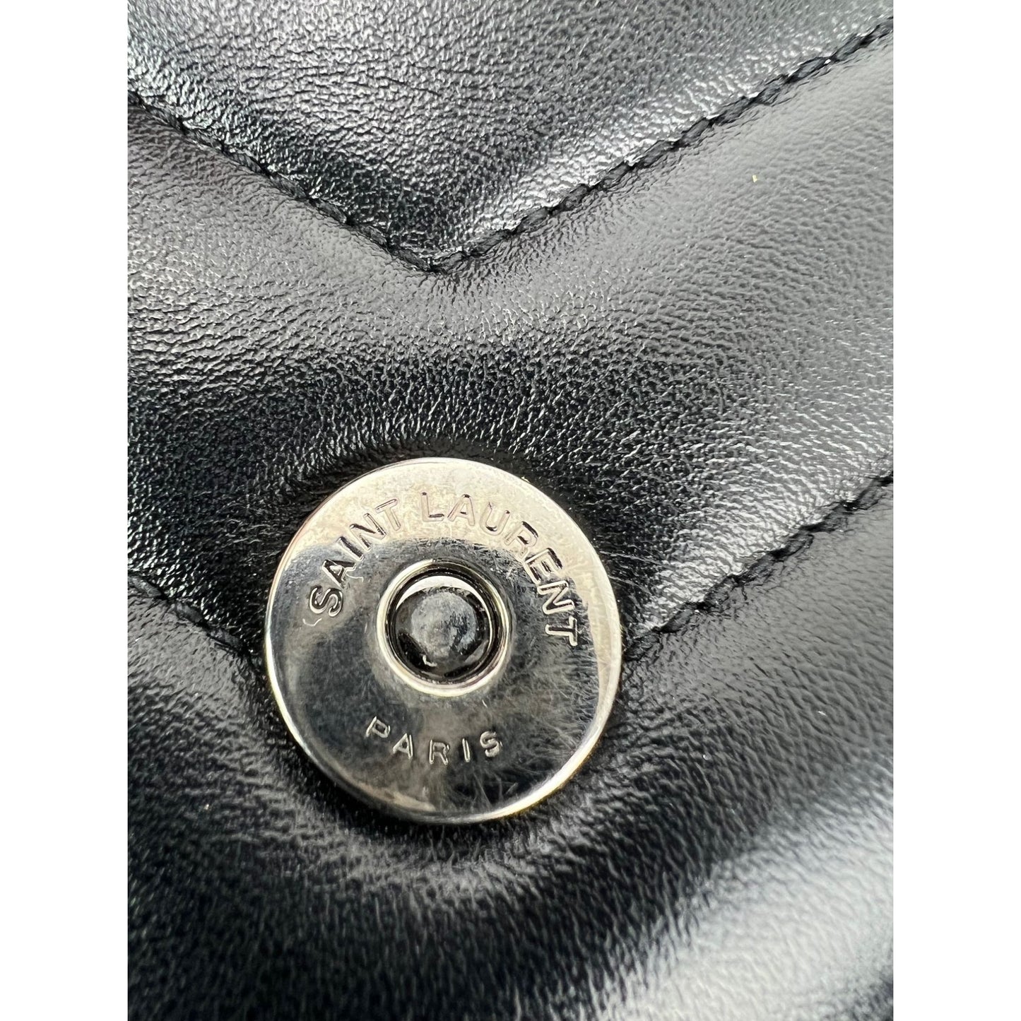 
                  
                    Saint Laurent Medium Loulou Bag Quilted Black Leather Monochrome YSL Flap
                  
                