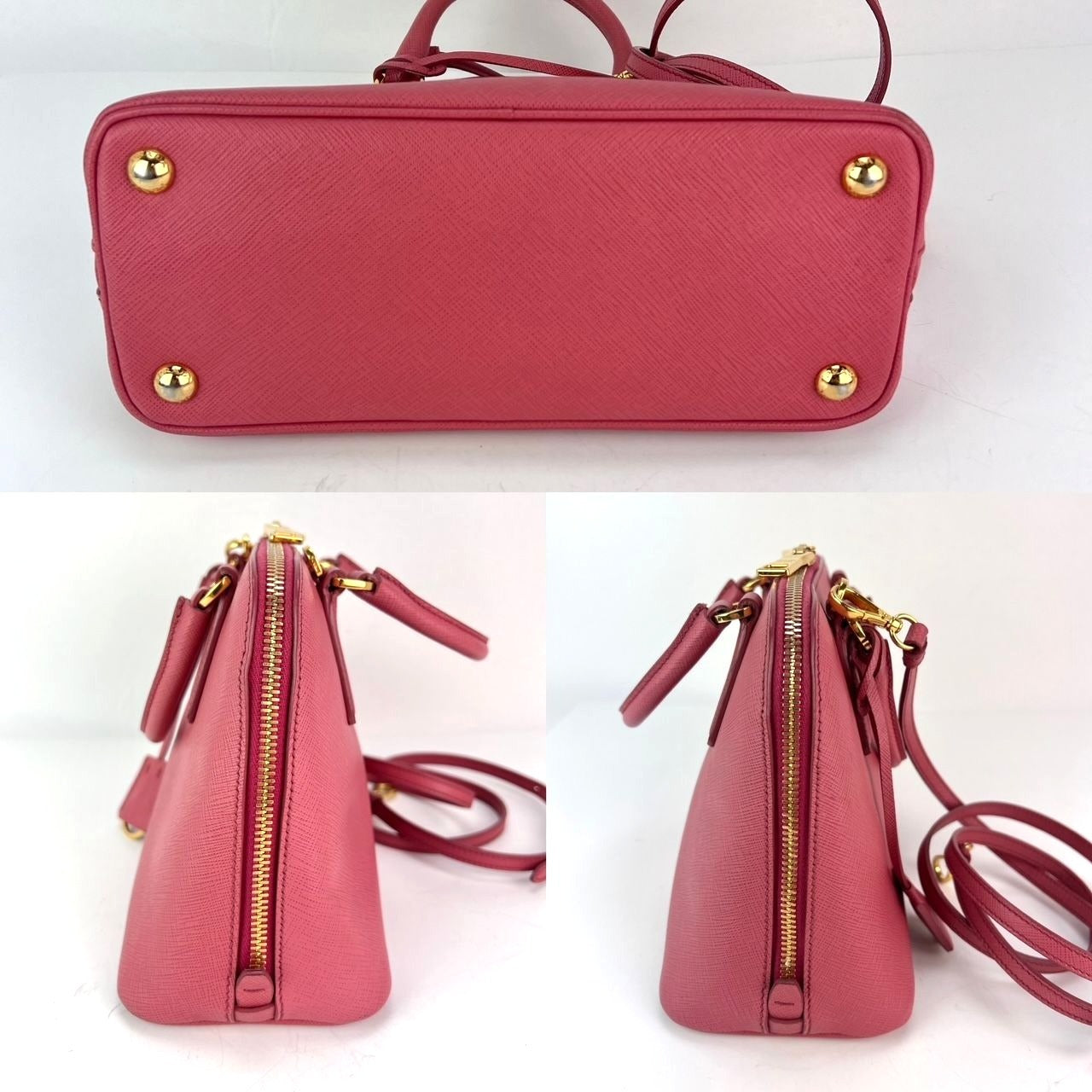 
                  
                    Prada Saffiano Lux Promenade Small Pink Crossbody Hand Bag
                  
                