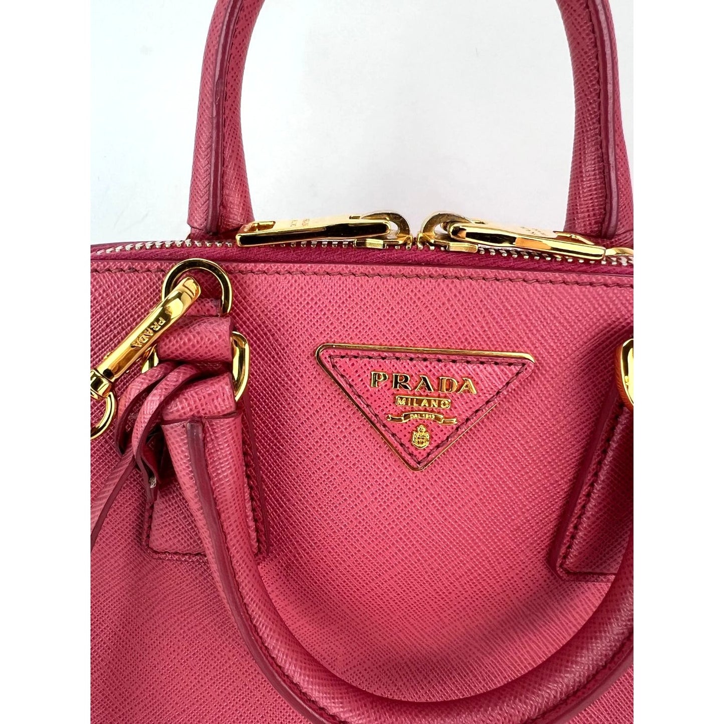 
                  
                    Prada Saffiano Lux Promenade Small Pink Crossbody Hand Bag
                  
                