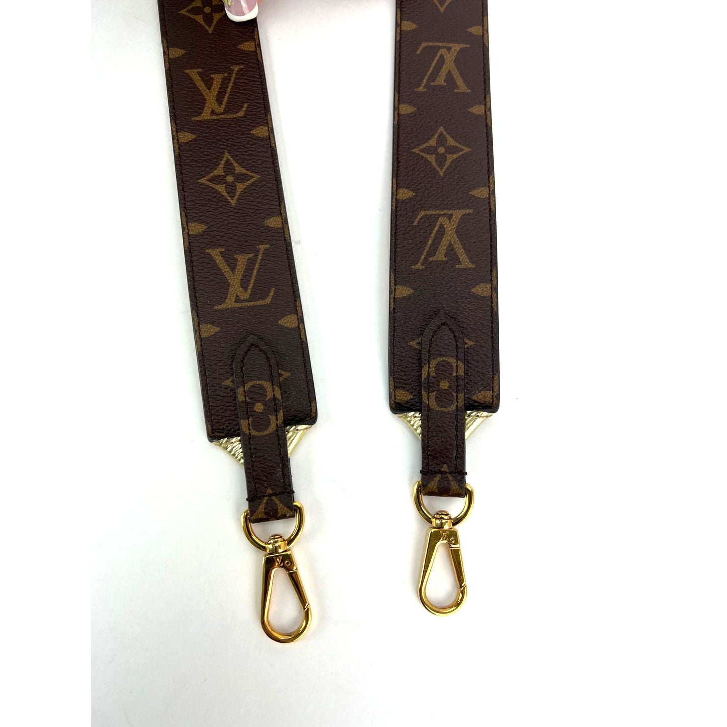 
                  
                    Louis Vuitton Bandouliere Reversible Monogram Gold Epi Leather Shoulder Strap Brown
                  
                