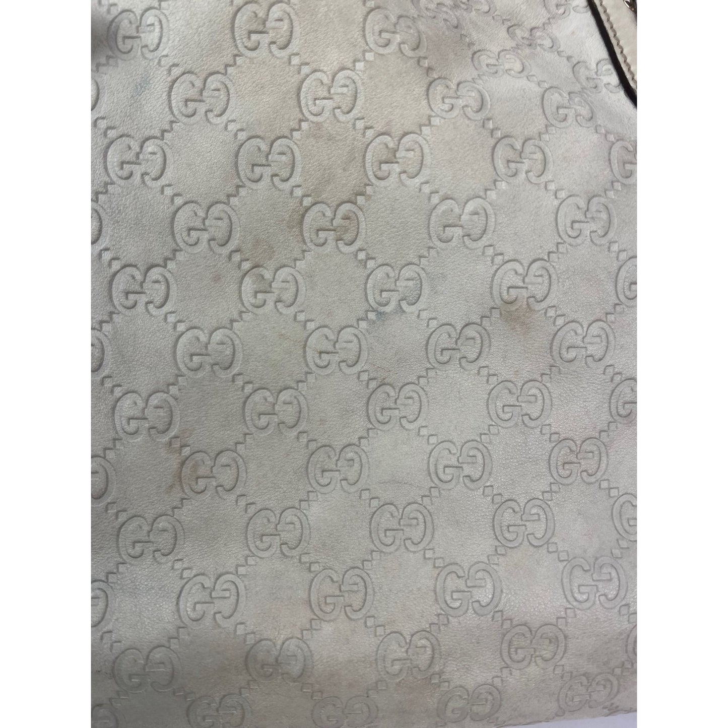 
                  
                    Gucci Guccissima Large Princy White Leather Tote Bag
                  
                