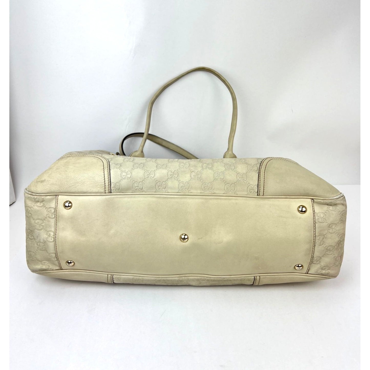 
                  
                    Gucci Guccissima Large Princy White Leather Tote Bag
                  
                