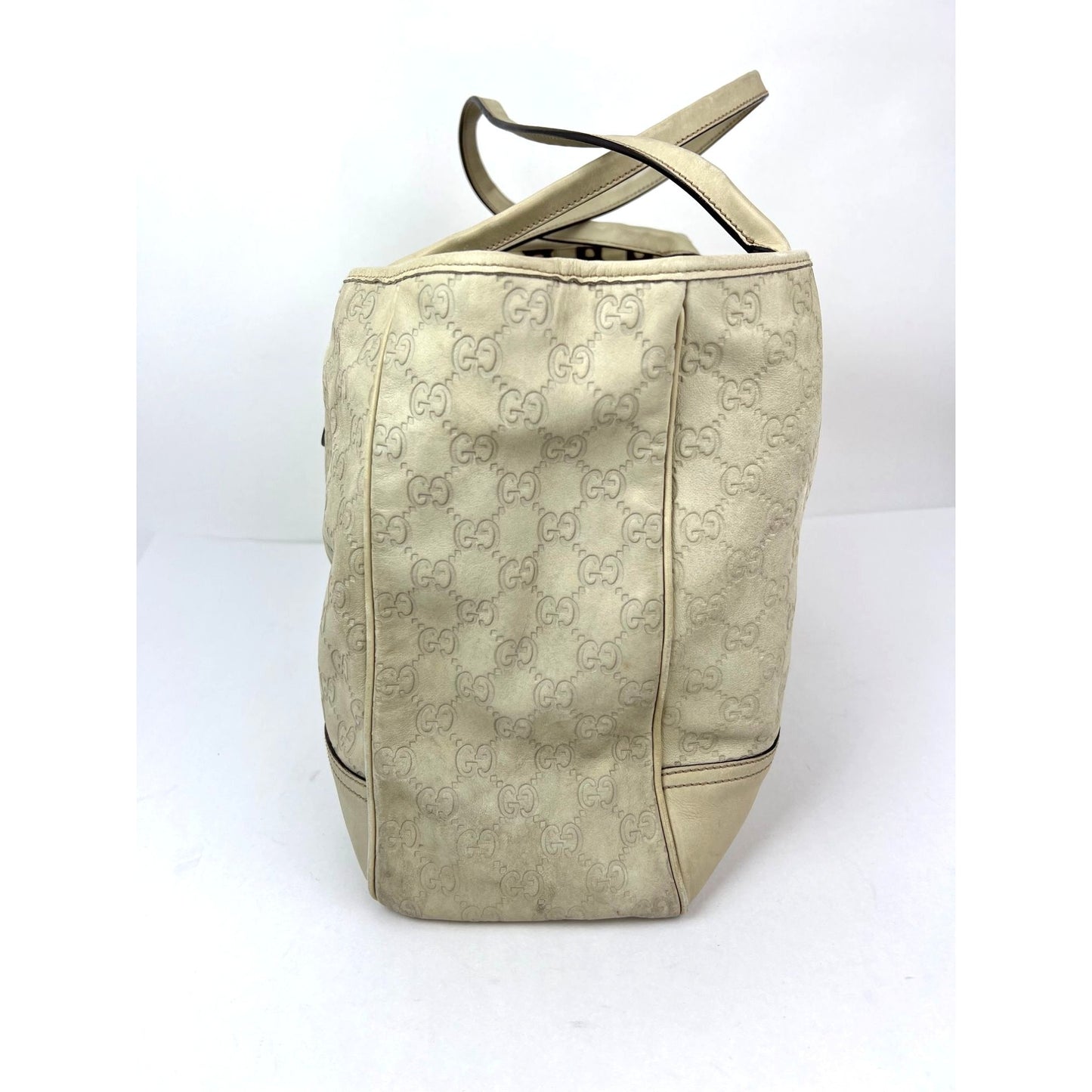 
                  
                    Gucci Guccissima Large Princy White Leather Tote Bag
                  
                