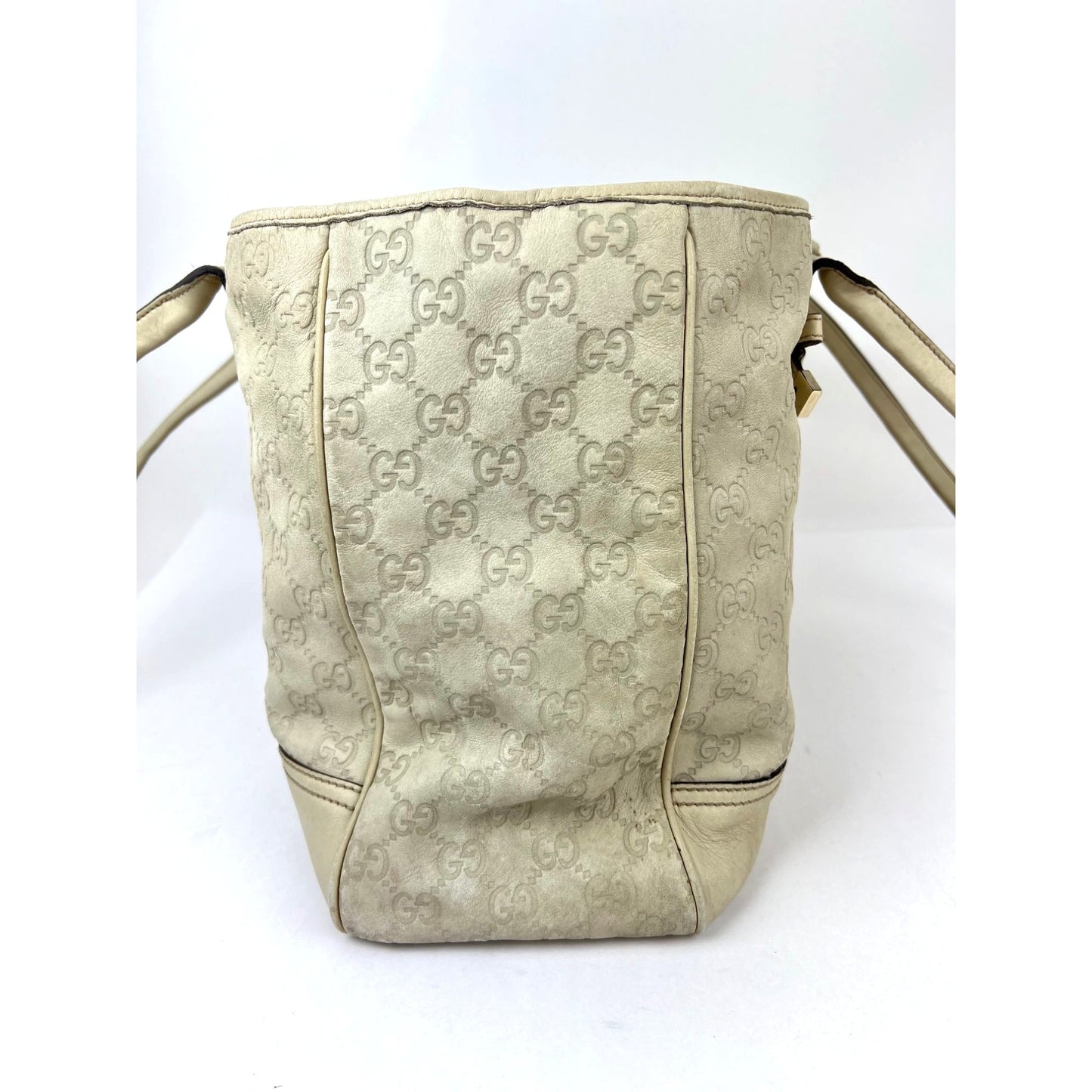 
                  
                    Gucci Guccissima Large Princy White Leather Tote Bag
                  
                