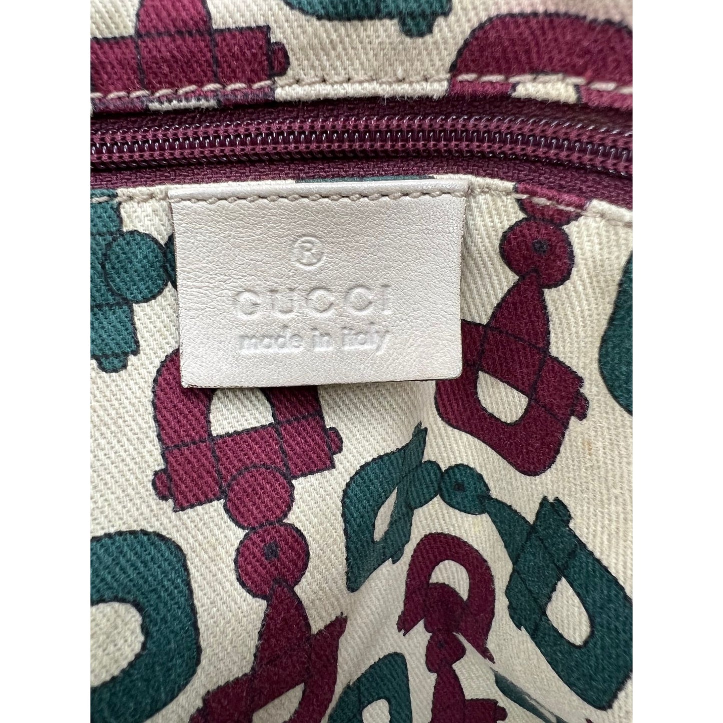 
                  
                    Gucci Guccissima Large Princy White Leather Tote Bag
                  
                