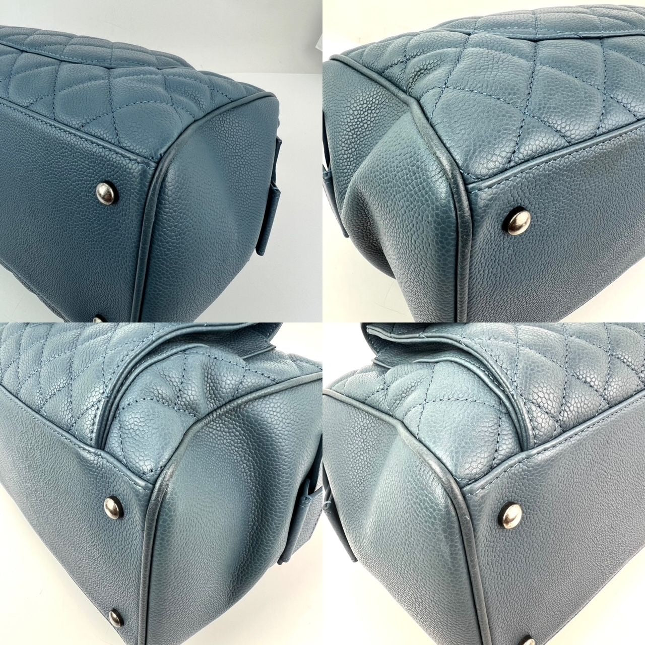 
                  
                    Chanel Quilted Caviar Large Blue Bowling Bag Ruthenium
                  
                
