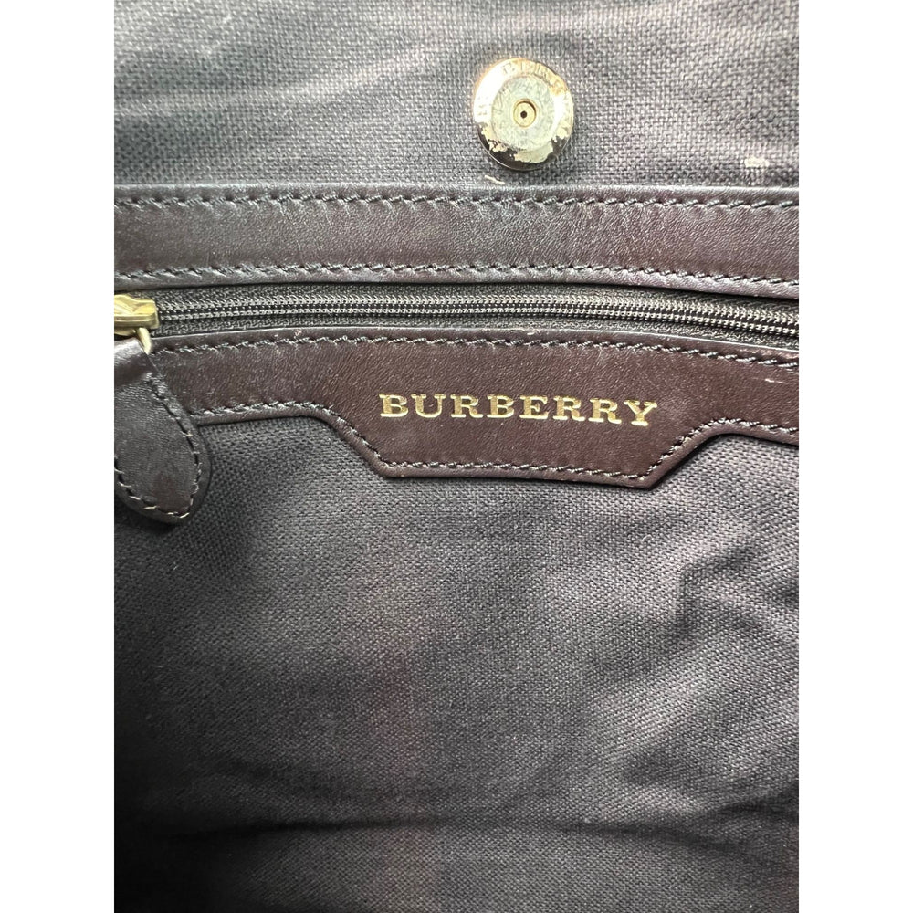 
                  
                    Burberry haymarket Check Small Onslow Brown Tote Bag
                  
                