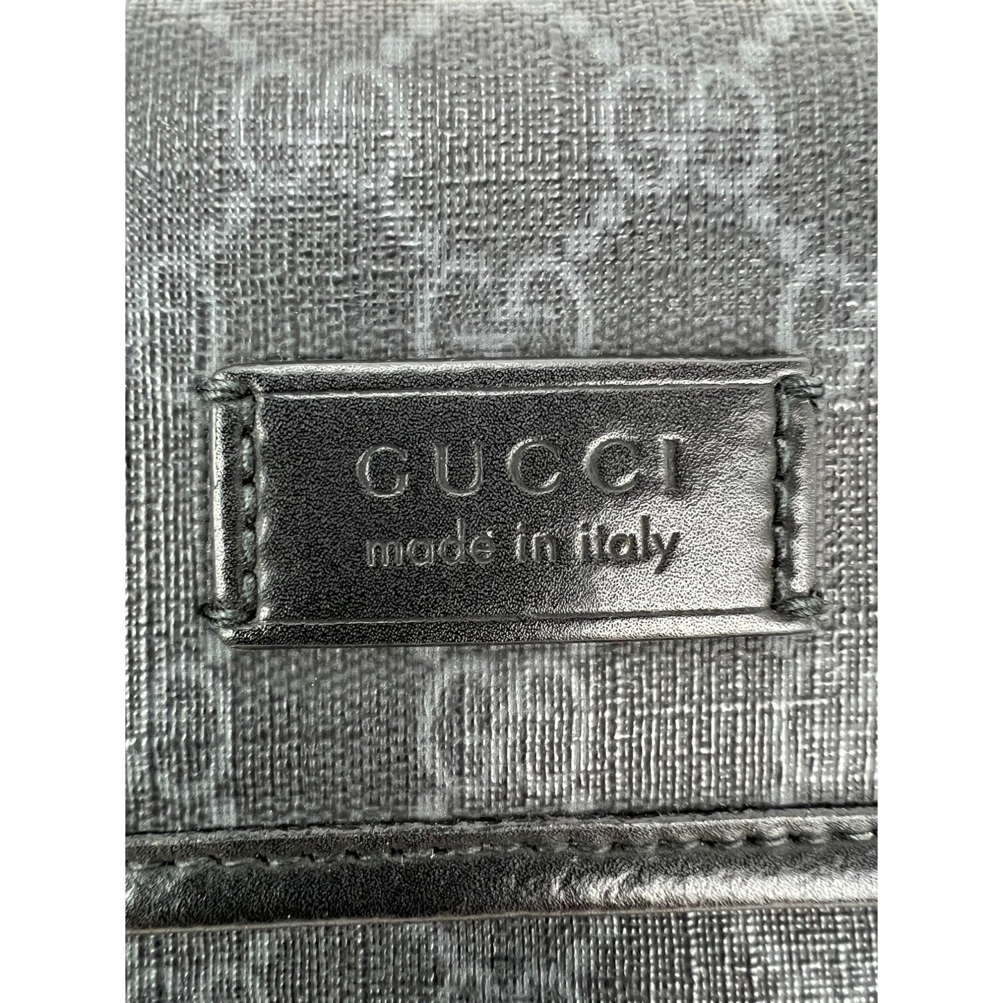 
                  
                    Gucci GG Supreme Web Slim Black Grey Belt Bag
                  
                