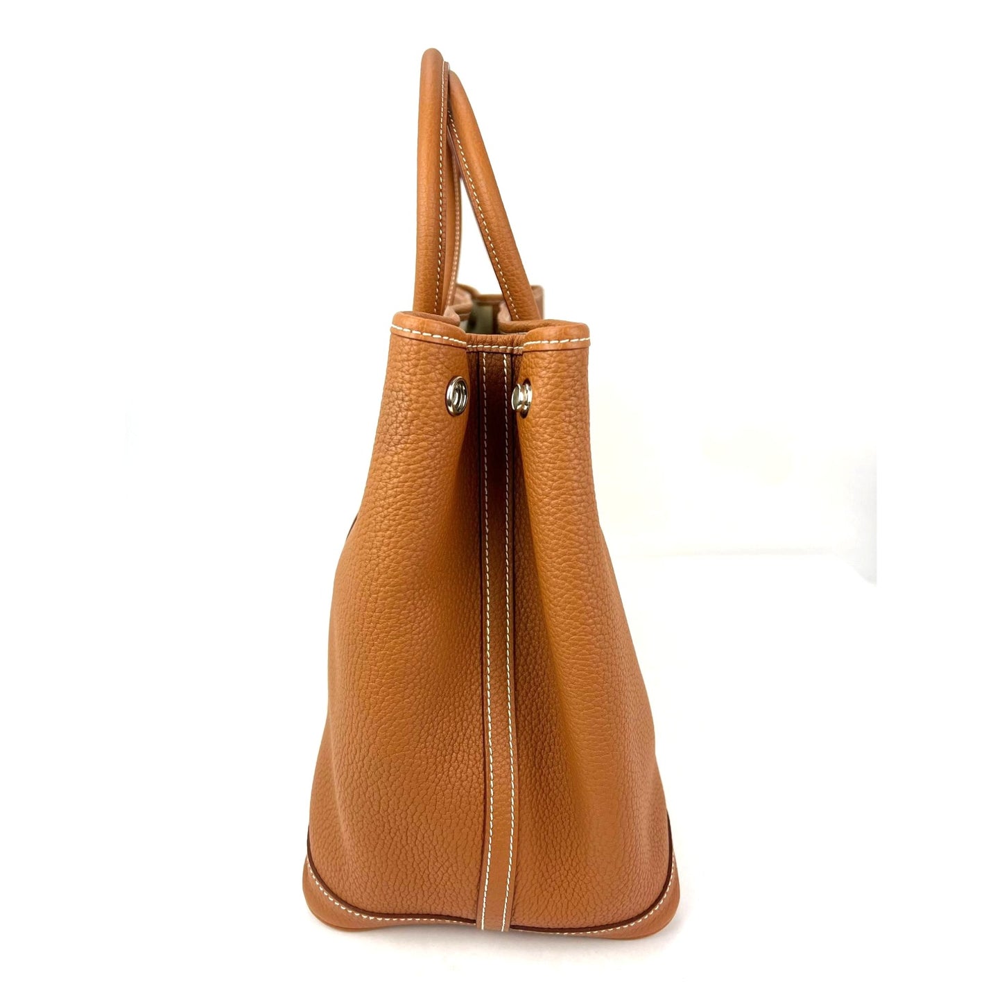 
                  
                    Hermes Negonda Garden Party MM 36 Gold Leather Tote
                  
                