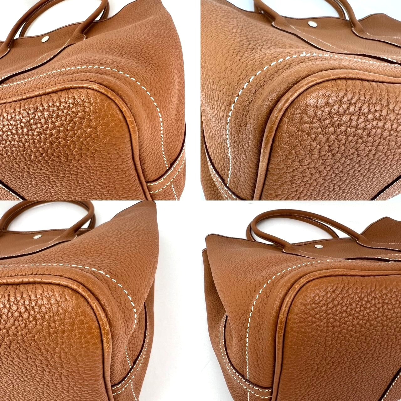 
                  
                    Hermes Negonda Garden Party MM 36 Gold Leather Tote
                  
                
