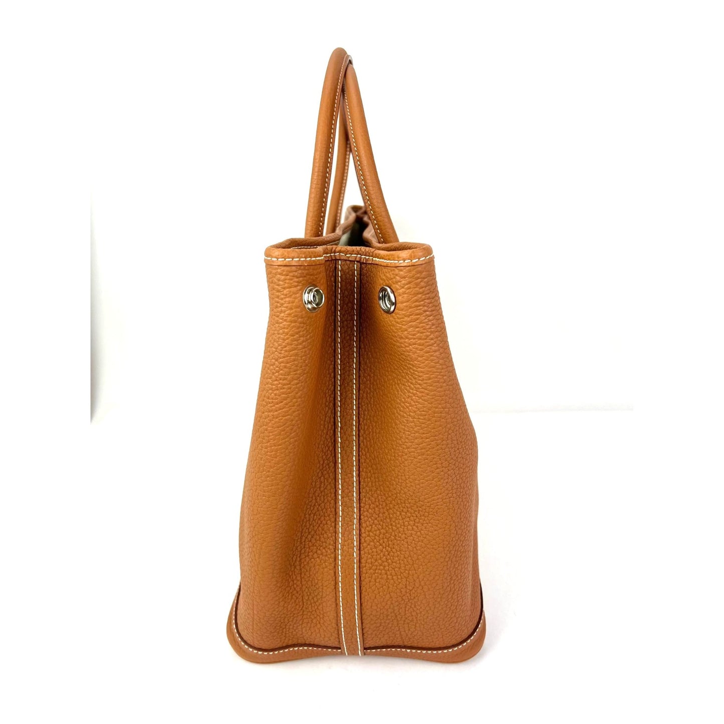 
                  
                    Hermes Negonda Garden Party MM 36 Gold Leather Tote
                  
                