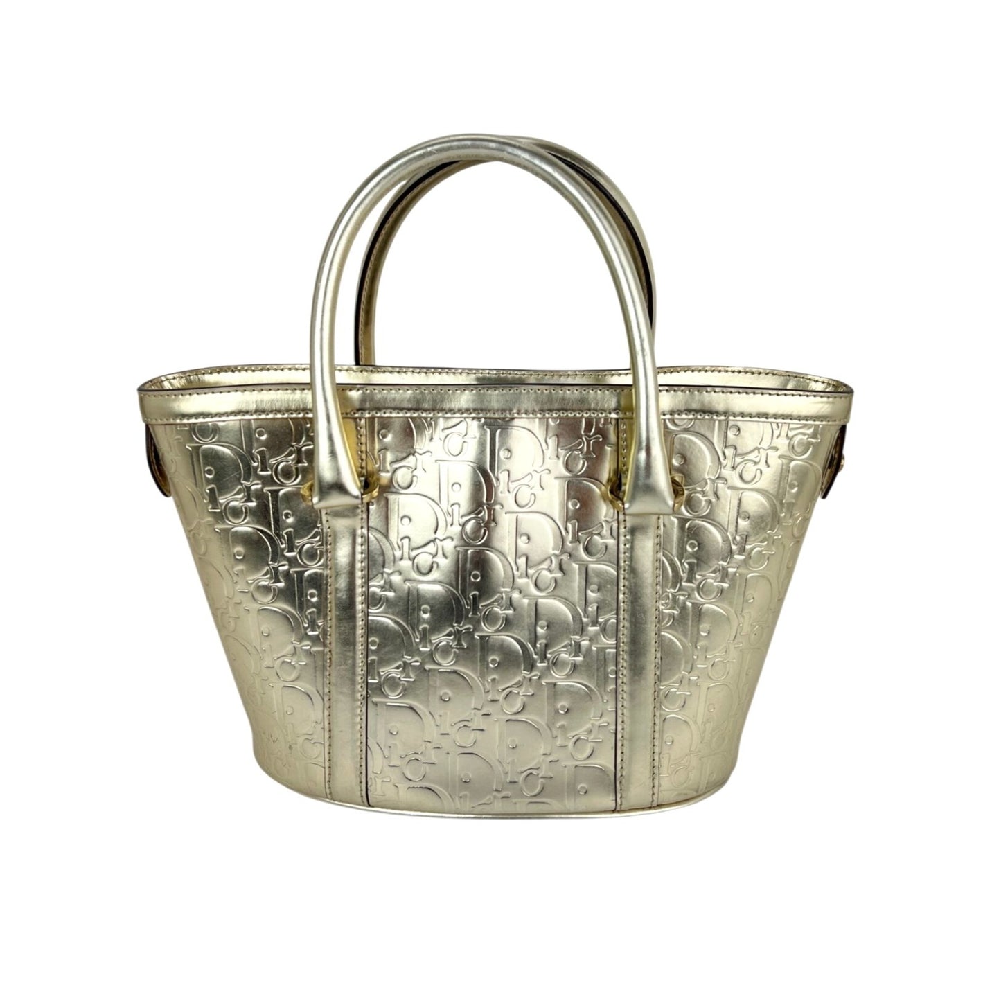 
                  
                    Christian Dior Metallic Oblique Gold Tote Bag
                  
                