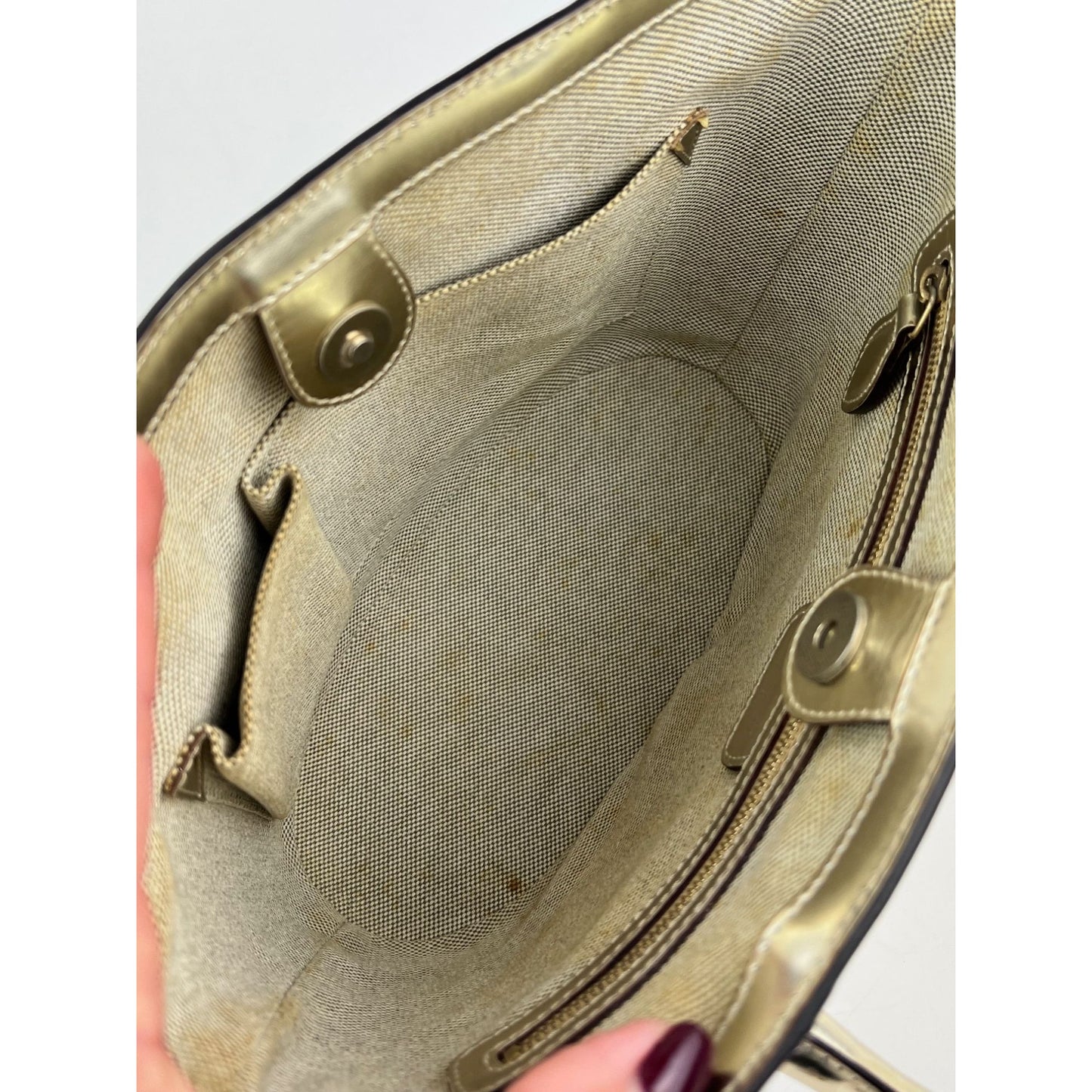 
                  
                    Christian Dior Metallic Oblique Gold Tote Bag
                  
                