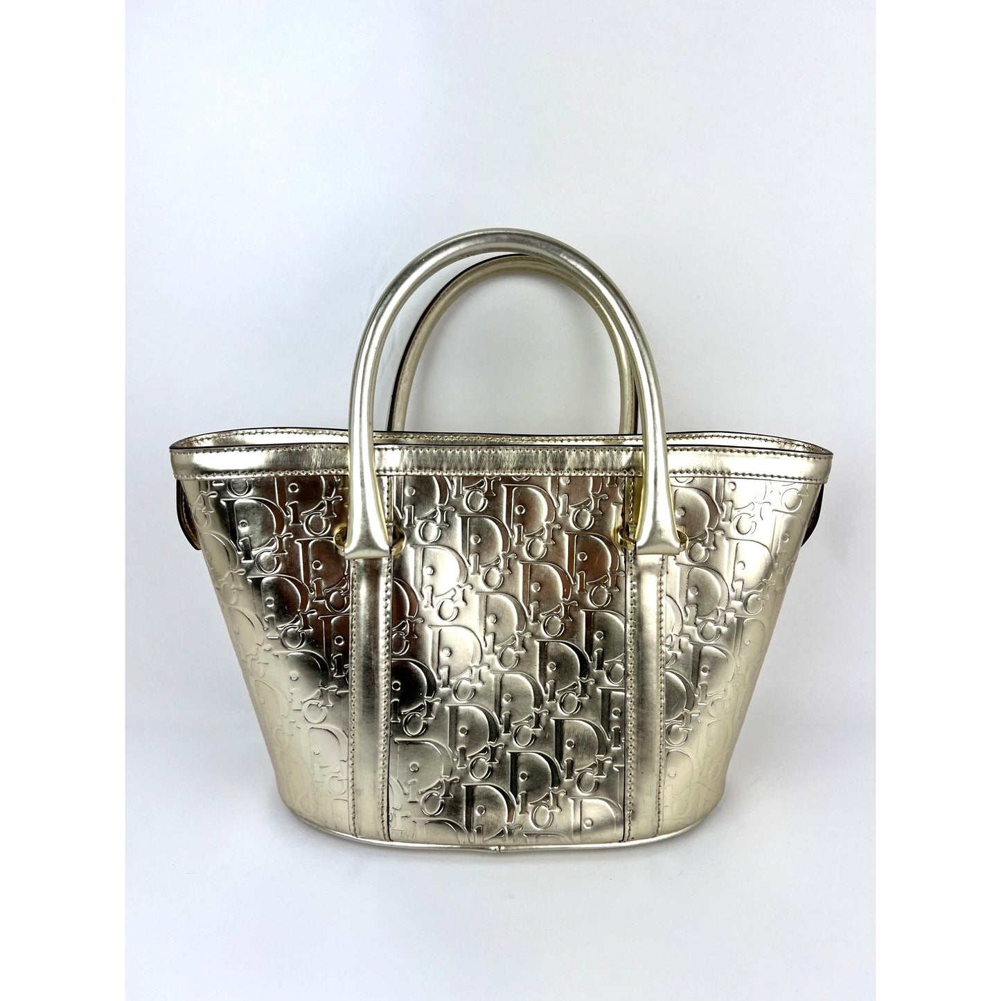 
                  
                    Christian Dior Metallic Oblique Gold Tote Bag
                  
                