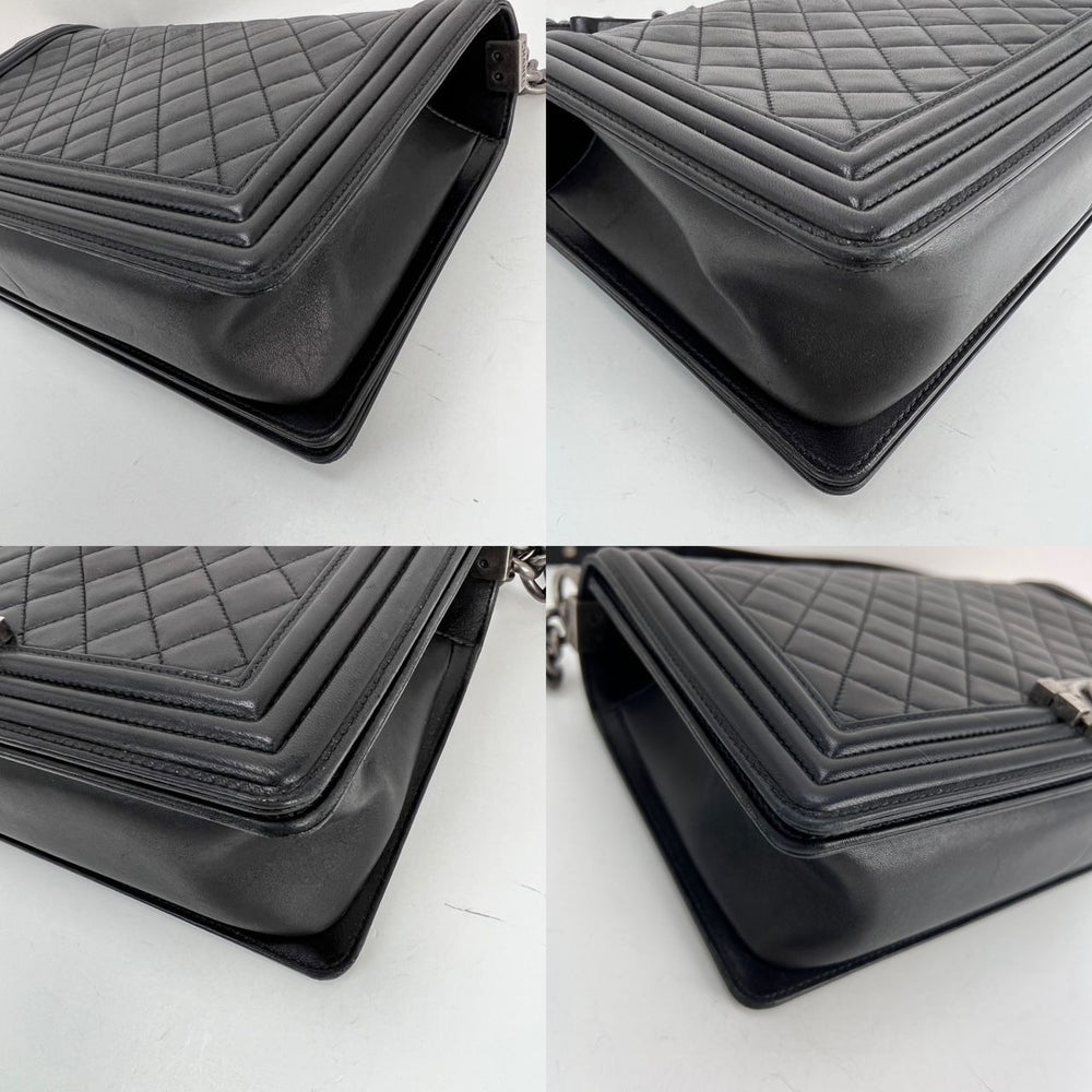 
                  
                    Chanel Lambskin Quilted Black New Medium Boy Flap Bag
                  
                