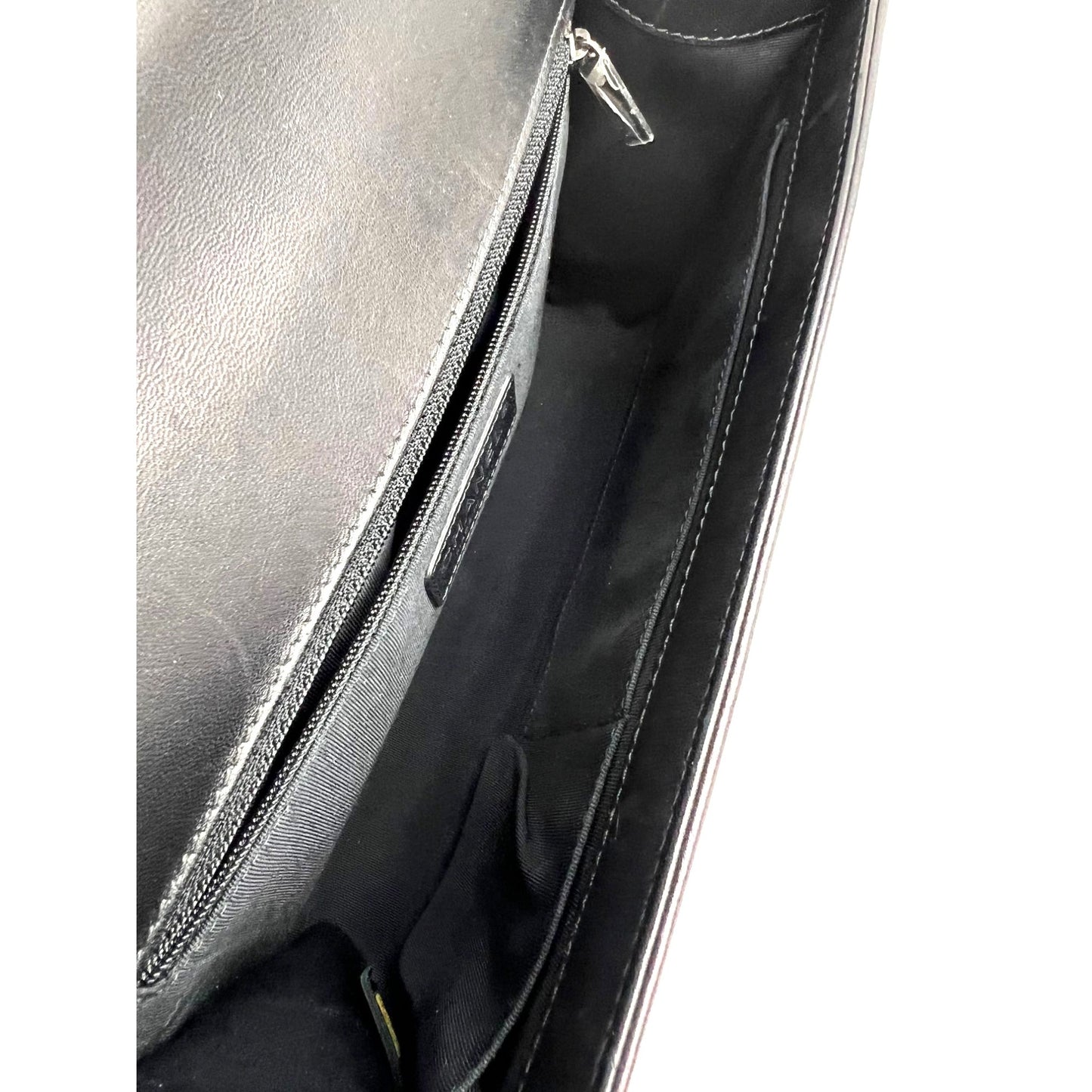 
                  
                    Chanel Lambskin Quilted Black New Medium Boy Flap Bag
                  
                