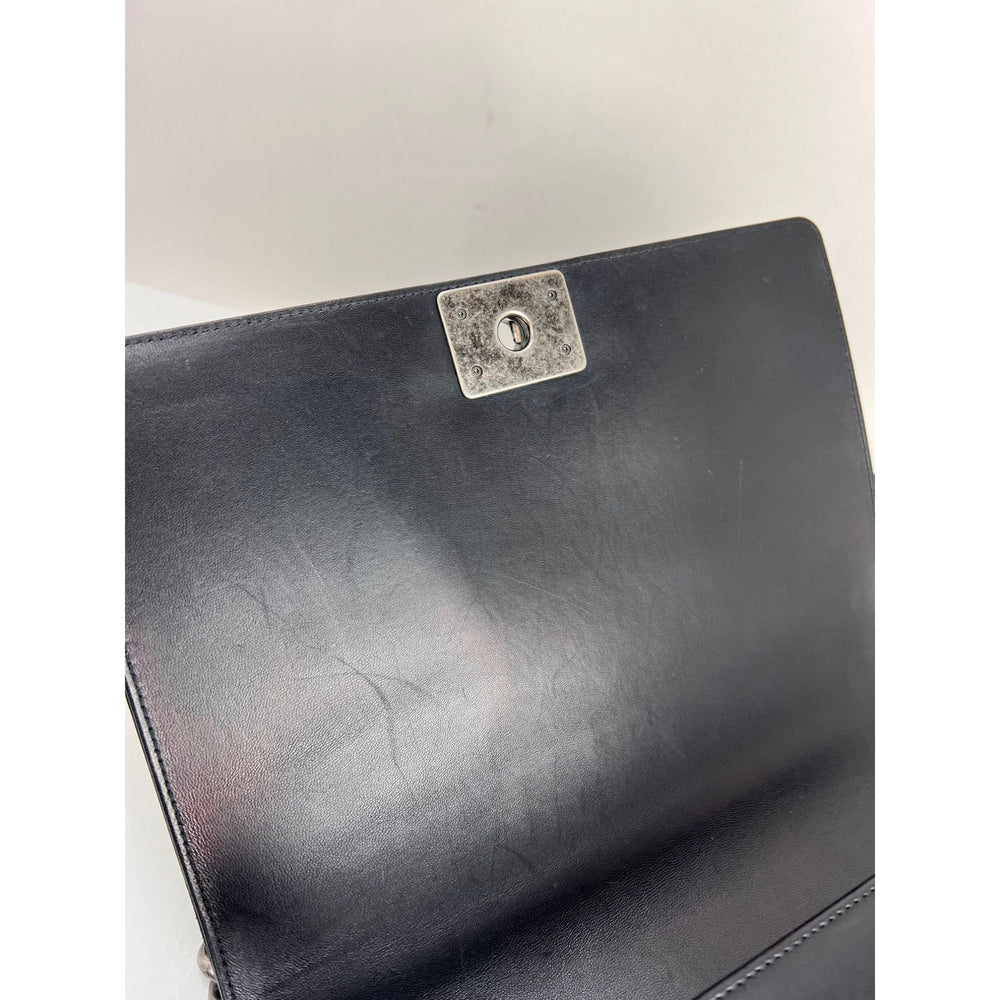 
                  
                    Chanel Lambskin Quilted Black New Medium Boy Flap Bag
                  
                