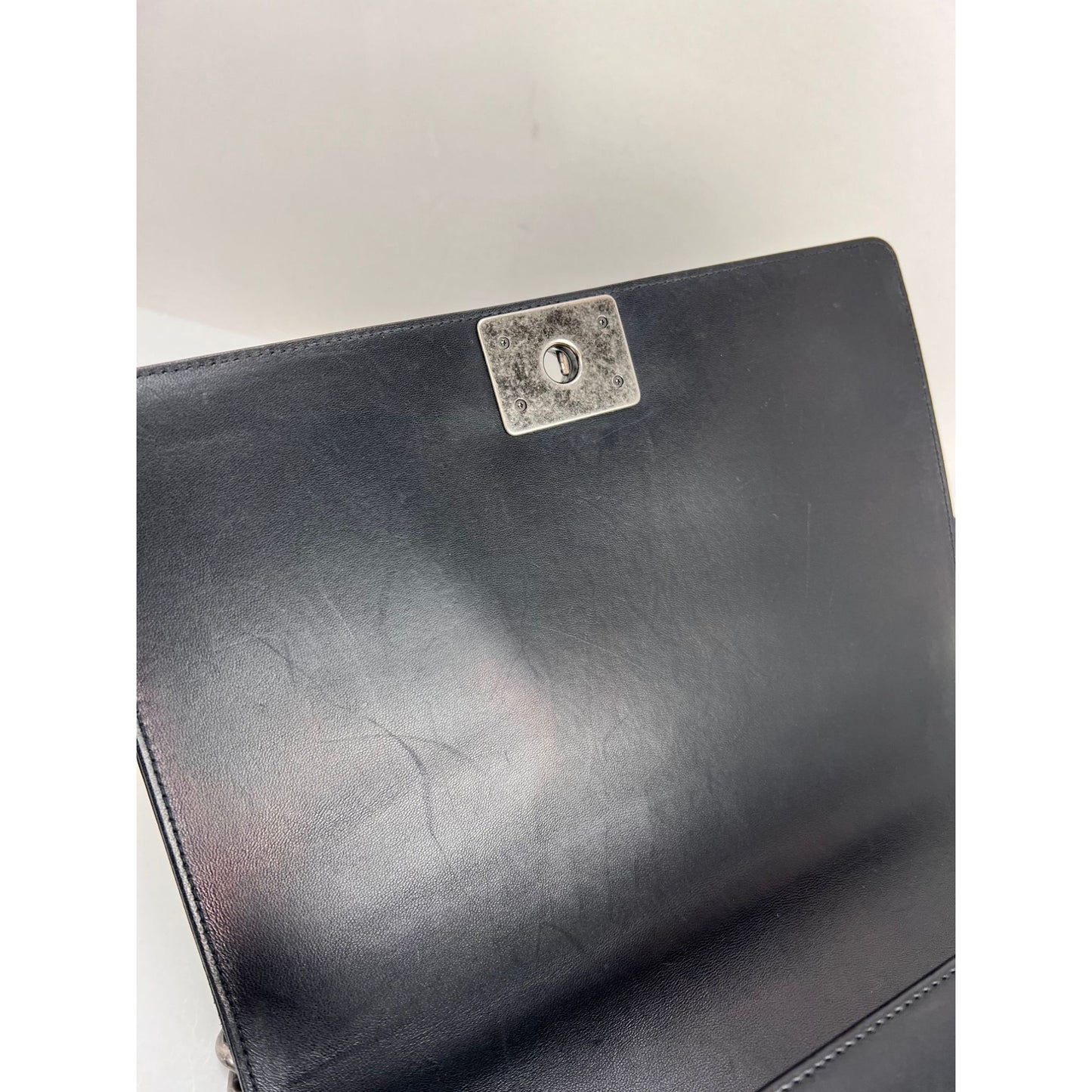 
                  
                    Chanel Lambskin Quilted Black New Medium Boy Flap Bag
                  
                