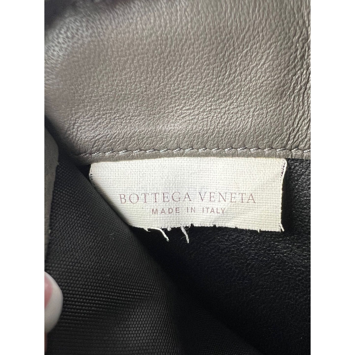 
                  
                    Bottega Veneta Gray Intrecciato Zip Around Leather Wallet Clutch
                  
                