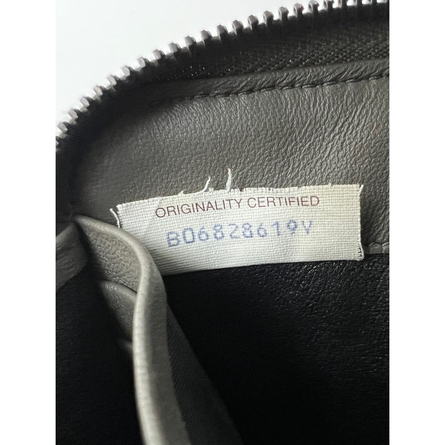 
                  
                    Bottega Veneta Gray Intrecciato Zip Around Leather Wallet Clutch
                  
                