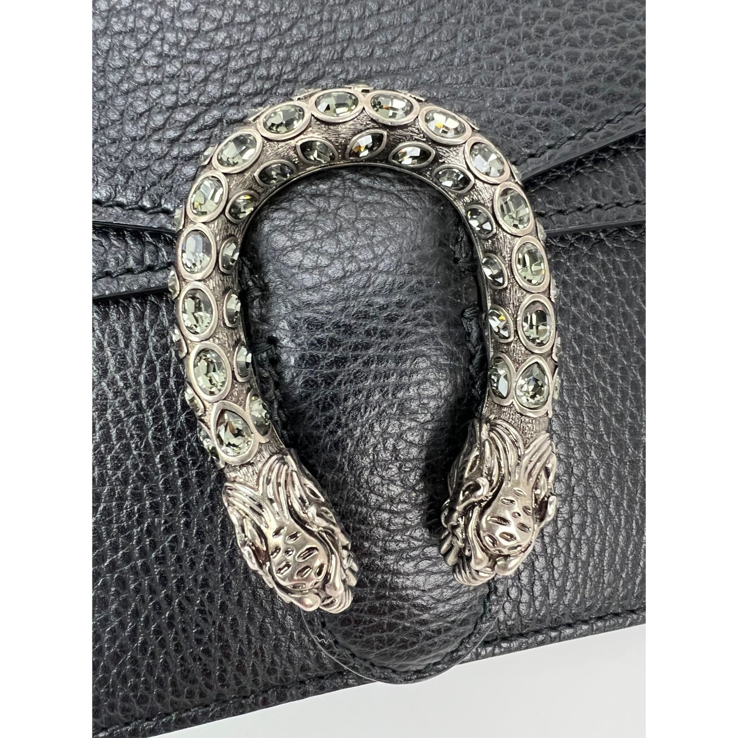 
                  
                    Gucci Dionysus Cyrstals Black Leather Small Shoulder Bag
                  
                