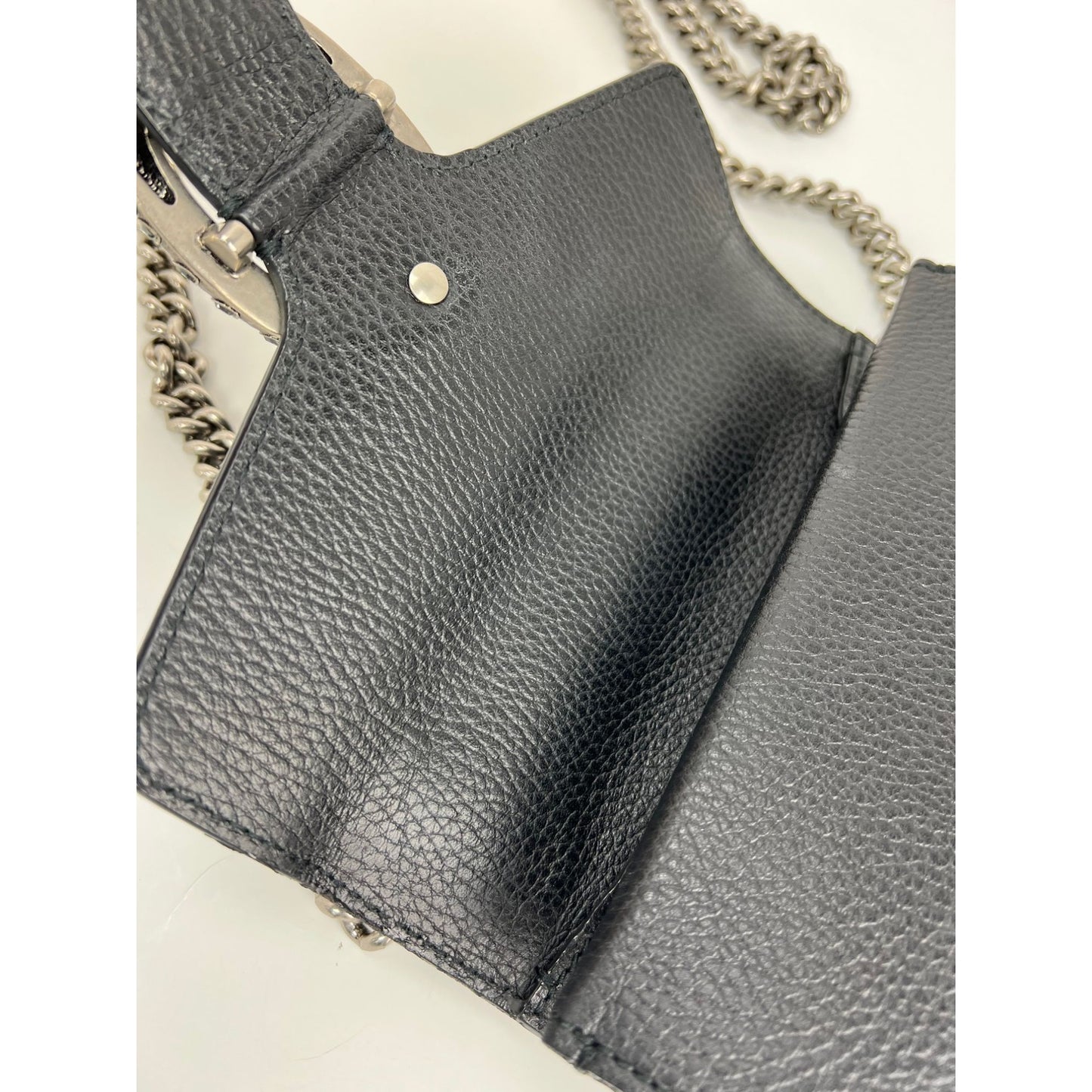 
                  
                    Gucci Dionysus Cyrstals Black Leather Small Shoulder Bag
                  
                