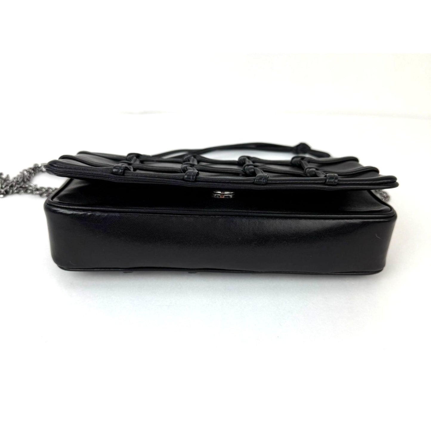 
                  
                    Chanel Lambskin Cruiser Quilted Knot Flap Shoulder Bag
                  
                