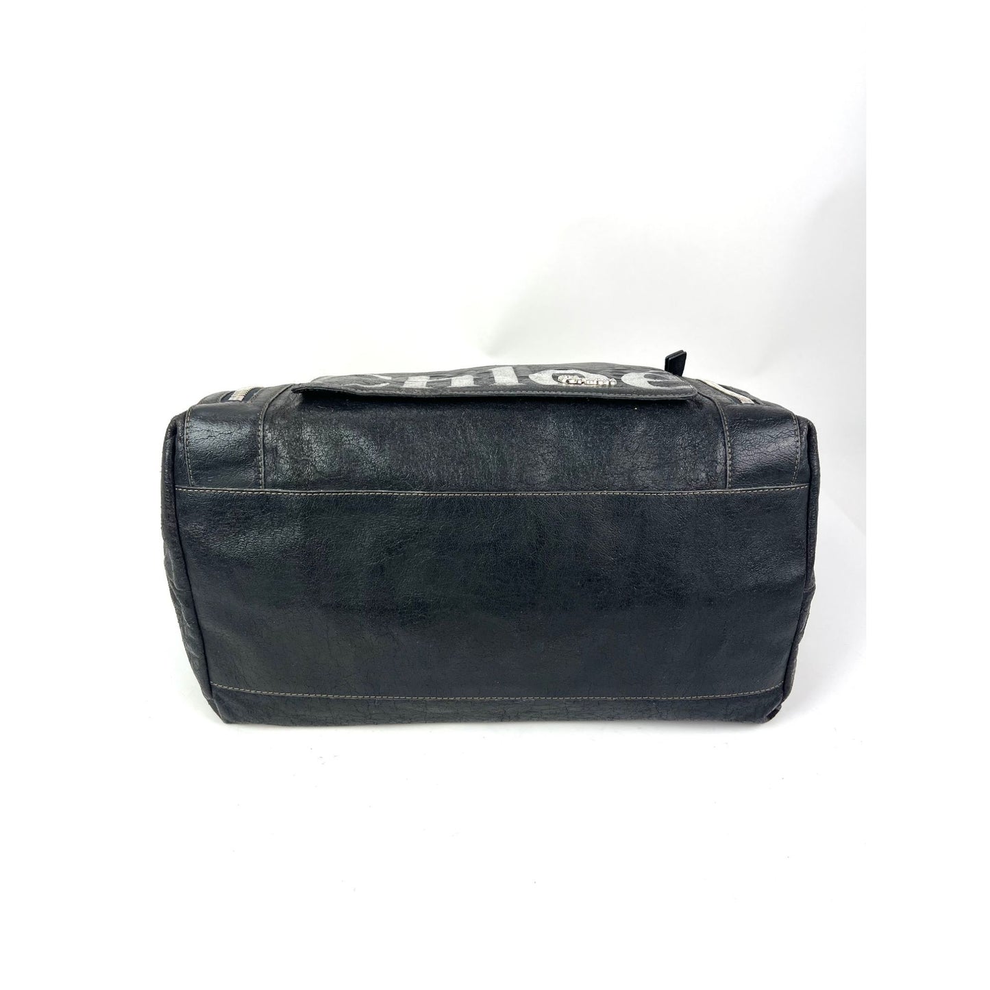 
                  
                    Chloe Eclipse Logo Embellished Black Leather Tote  EBAY LIVE
                  
                