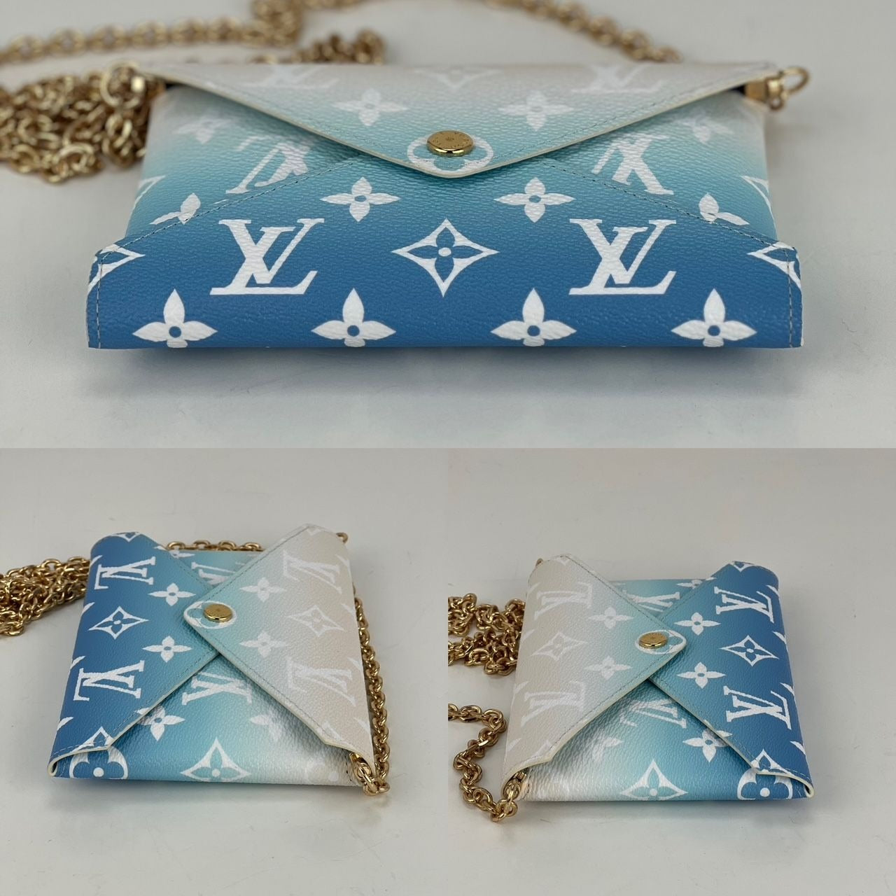 
                  
                    LOUIS VUITTON Kirigami Pool Blue Pochette Medium Clutch
                  
                