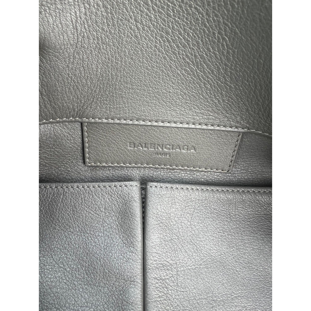 
                  
                    Balenciaga Veau Papier A4 Zip Around Grey Shoulder Bag
                  
                