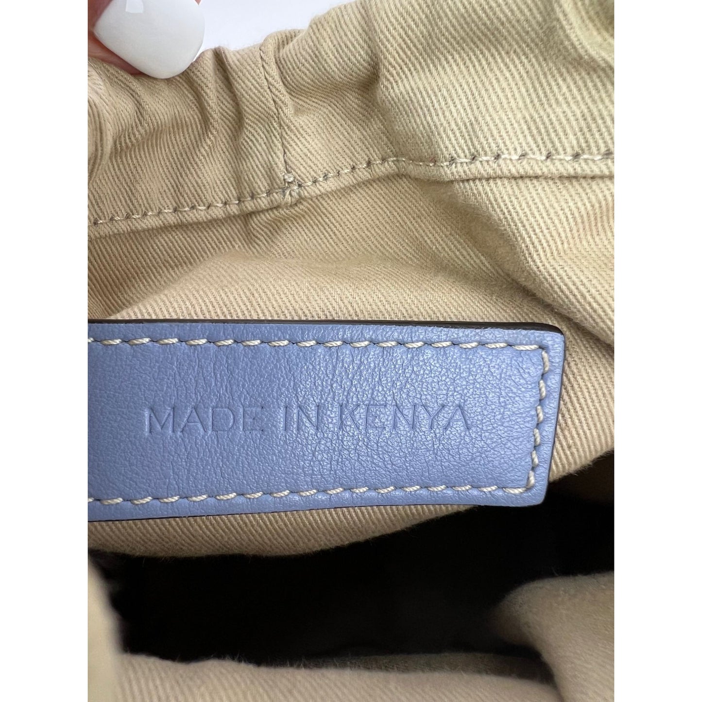 
                  
                    Chloe  X mifuko Raffia Blue Leather Basket Shoulder Bag
                  
                