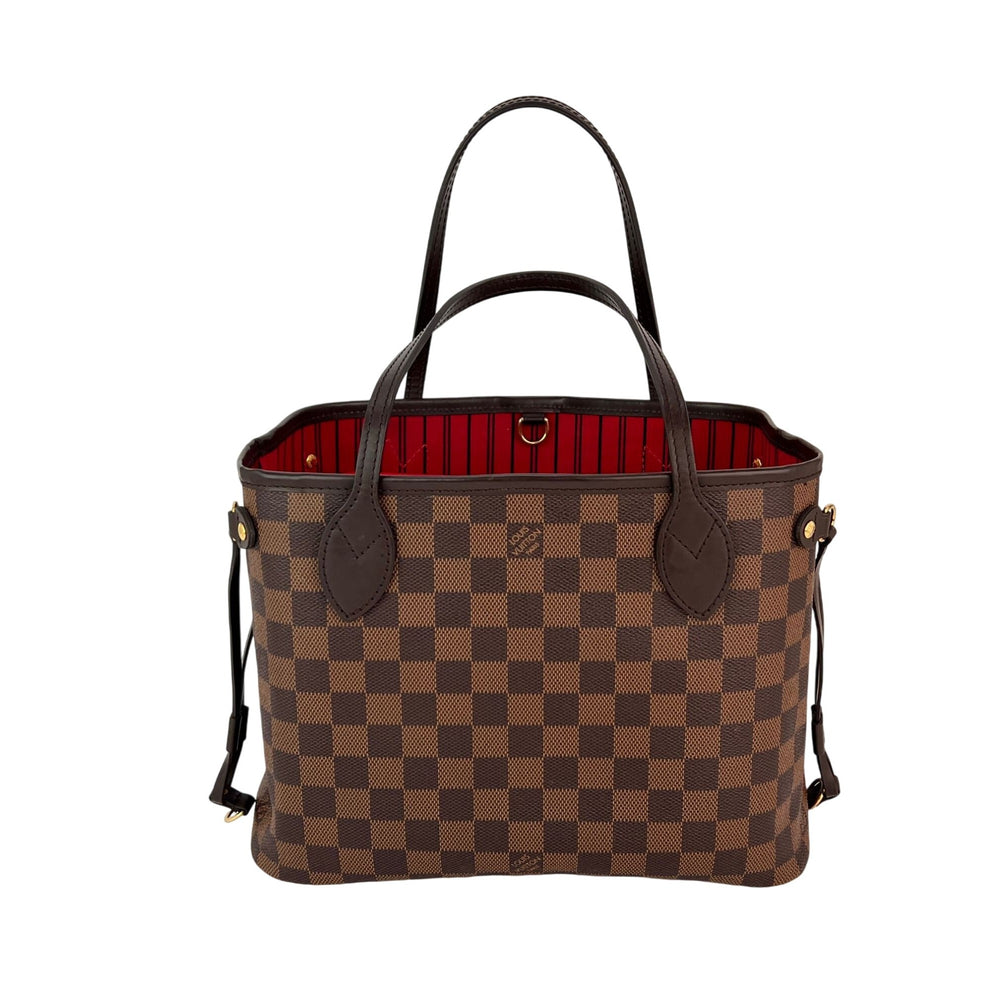 LOUIS VUITTON Neverfull PM Damier Ebene Tote Bag