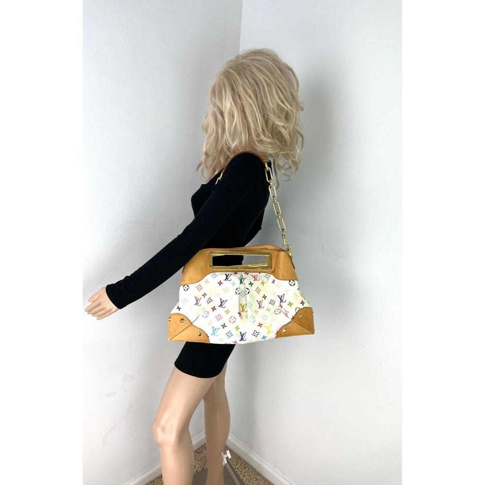 Judy cloth handbag Louis Vuitton Multicolour in Cloth - 15704942