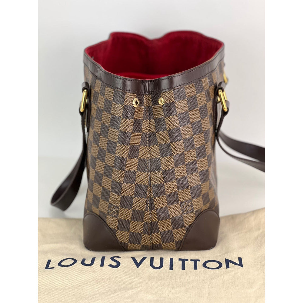 Shop for Louis Vuitton Damier Azur Canvas Leather Hampstead PM Bag