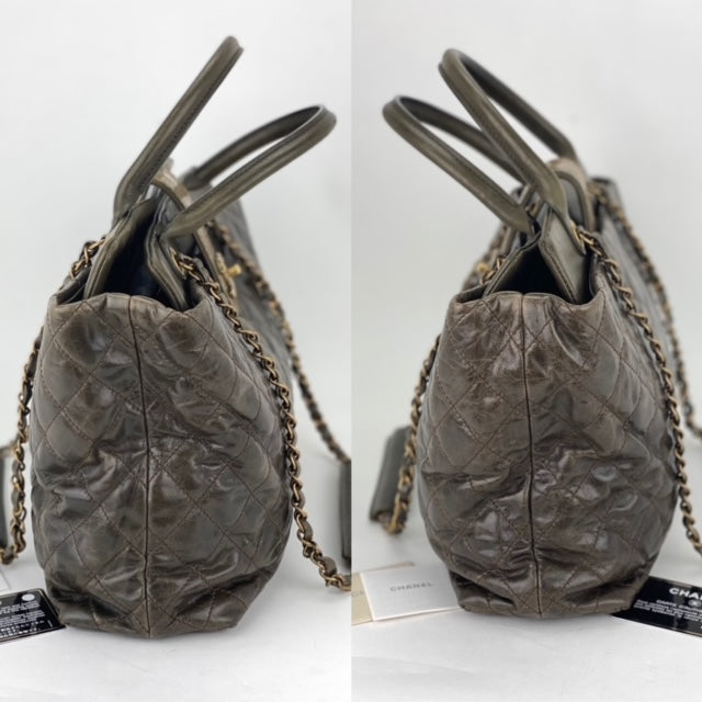 Chanel Vintage Stingray Large Bindi Bag Preowned