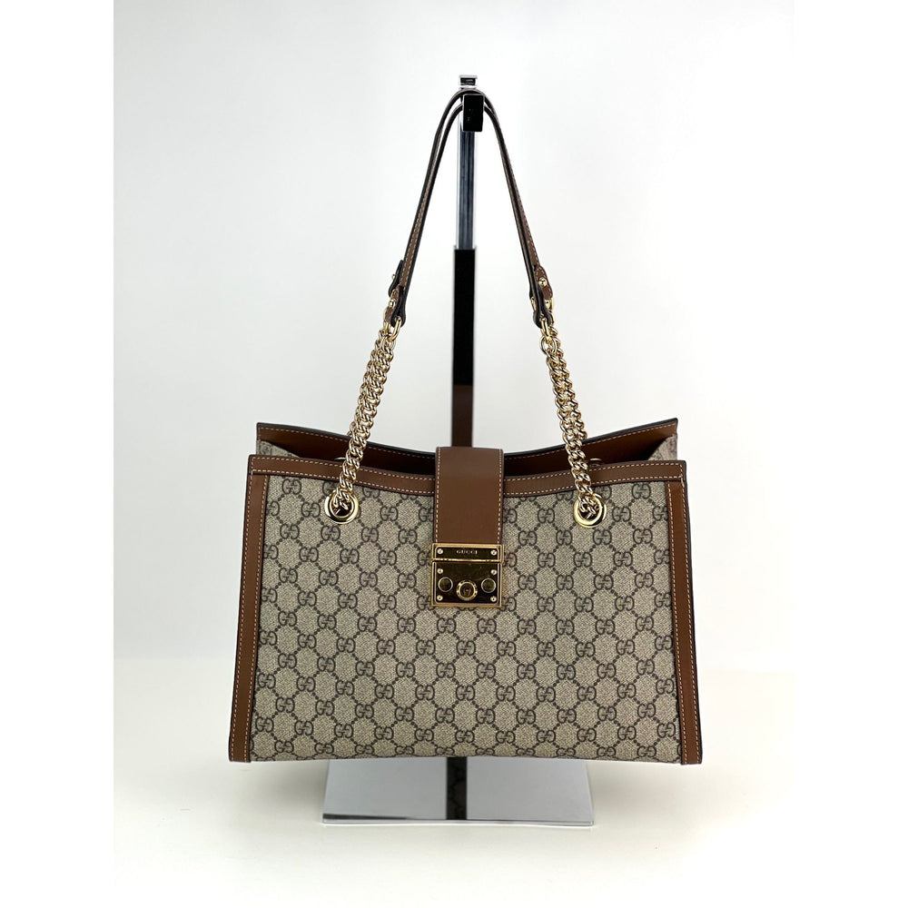 Gucci Crossbody Bag Padlock GG Supreme Monogram Handle