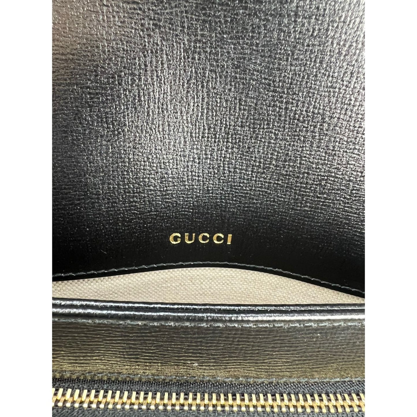 Gucci - Authenticated Horsebit 1955 Wallet - Leather Brown Striped for Women, Very Good Condition