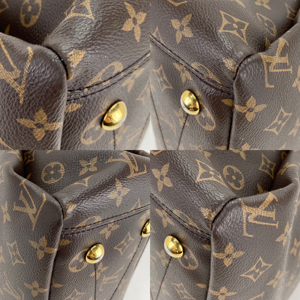 
                  
                    Louis Vuitton Monogram Canvas Red Leather Pallas Shopper Hand Tote Bag Preowned
                  
                