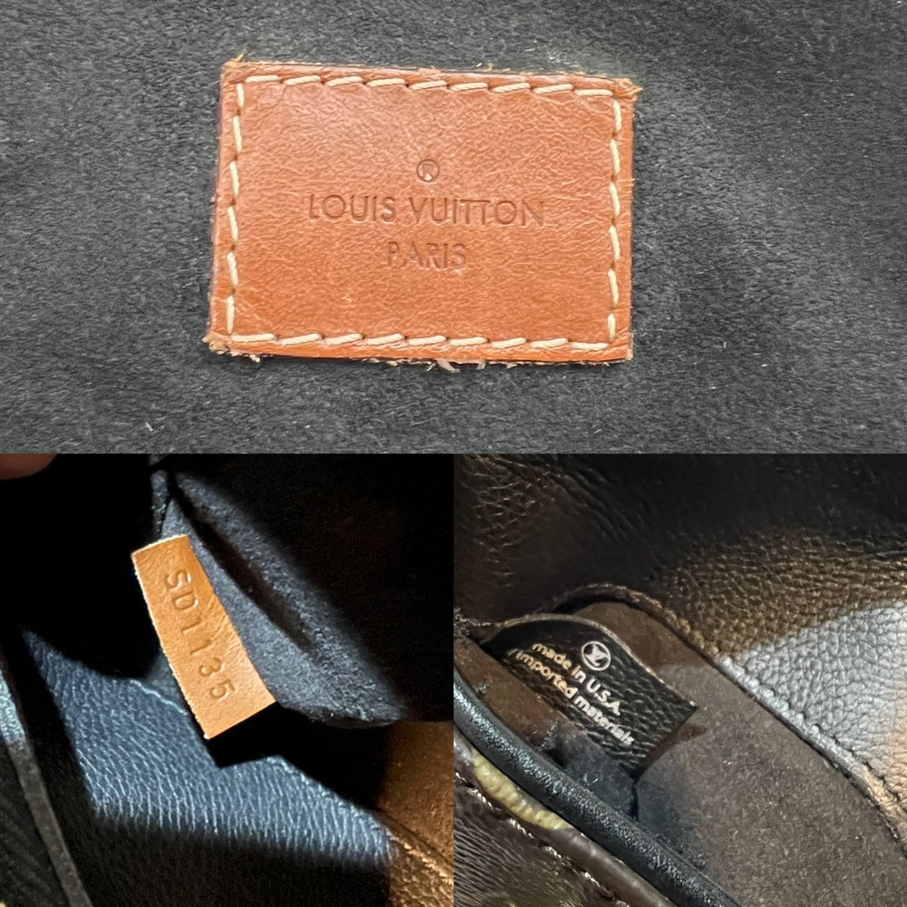 Louis Vuitton PALLAS Monogram canvas calf leather M41064 Black Handbag  Added Insert Pre owned ref.673978 - Joli Closet